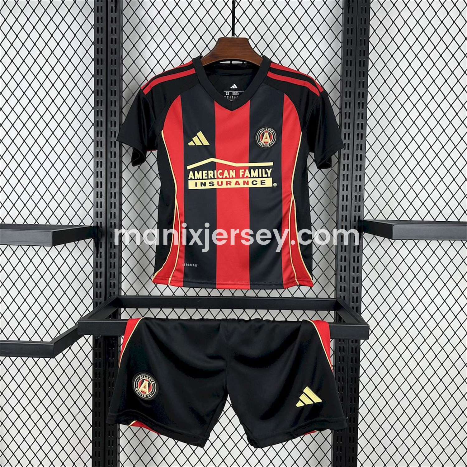 ManixJersey.com | Atlanta United 25-26 Home Kids Kit -Customize Name, Number and Patch | Worldwide Shipping