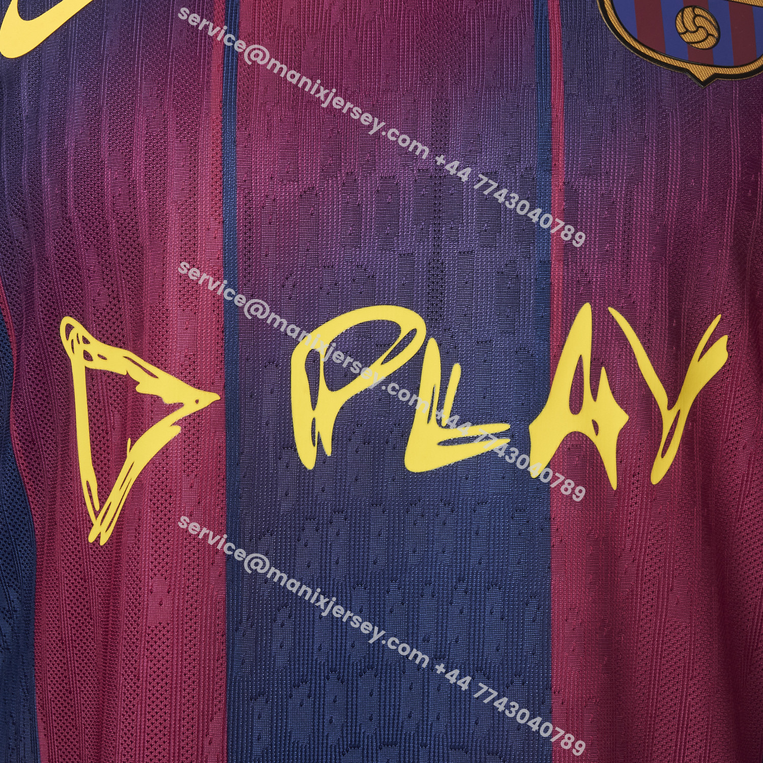 ManixJersey.com | Barcelona 25-26 Ed Sheeran Home Special Jersey - Player Version -Customize Name, Number and Patch | Worldwide Shipping