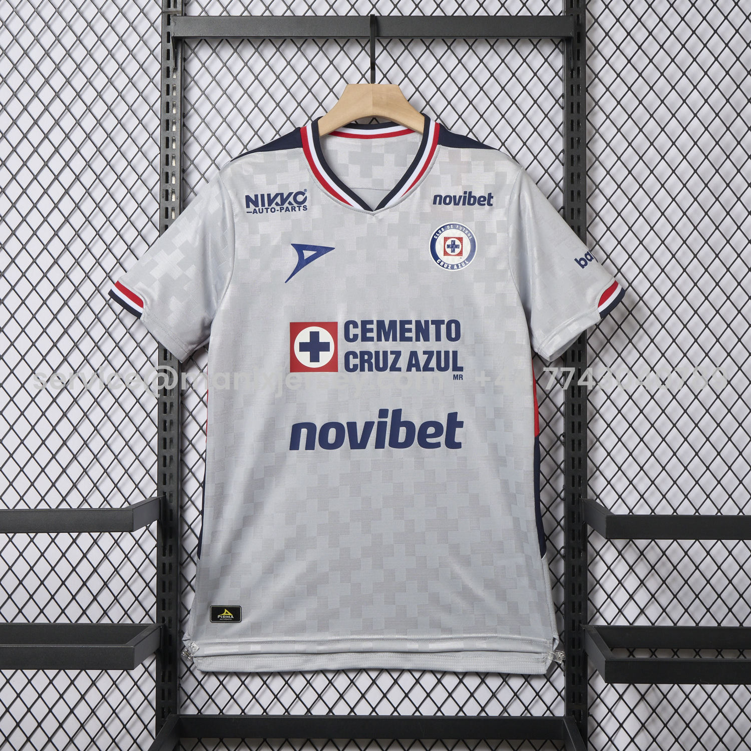 ManixJersey.com | Cruz Azul 25-26 Away Jersey - Fans Version -Customize Name, Number and Patch | Worldwide Shipping