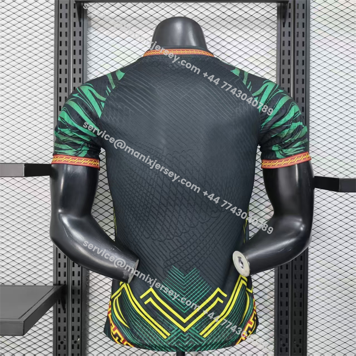 ManixJersey.com | Mali 2026 Eagle Black Green Jersey - Player Version -Customize Name, Number and Patch | Worldwide Shipping
