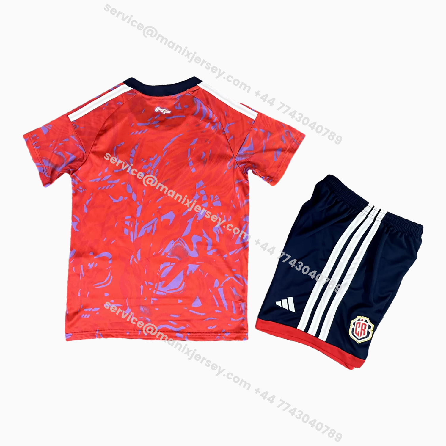 ManixJersey.com | Costa Rica 2026 Home Kids Kit -Customize Name, Number and Patch | Worldwide Shipping