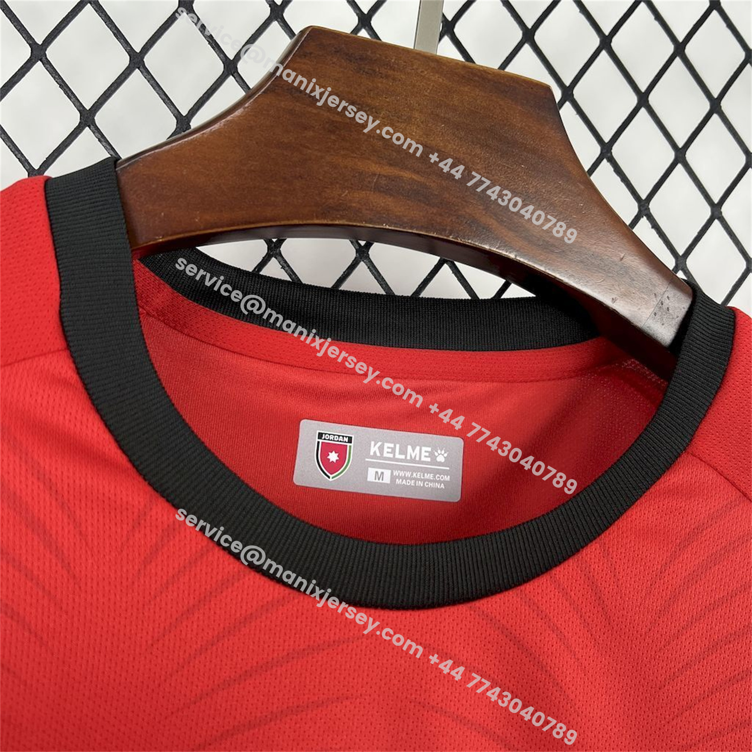 ManixJersey.com | Jordan 2026 Away Red Jersey - Fans Version -Customize Name, Number and Patch | Worldwide Shipping