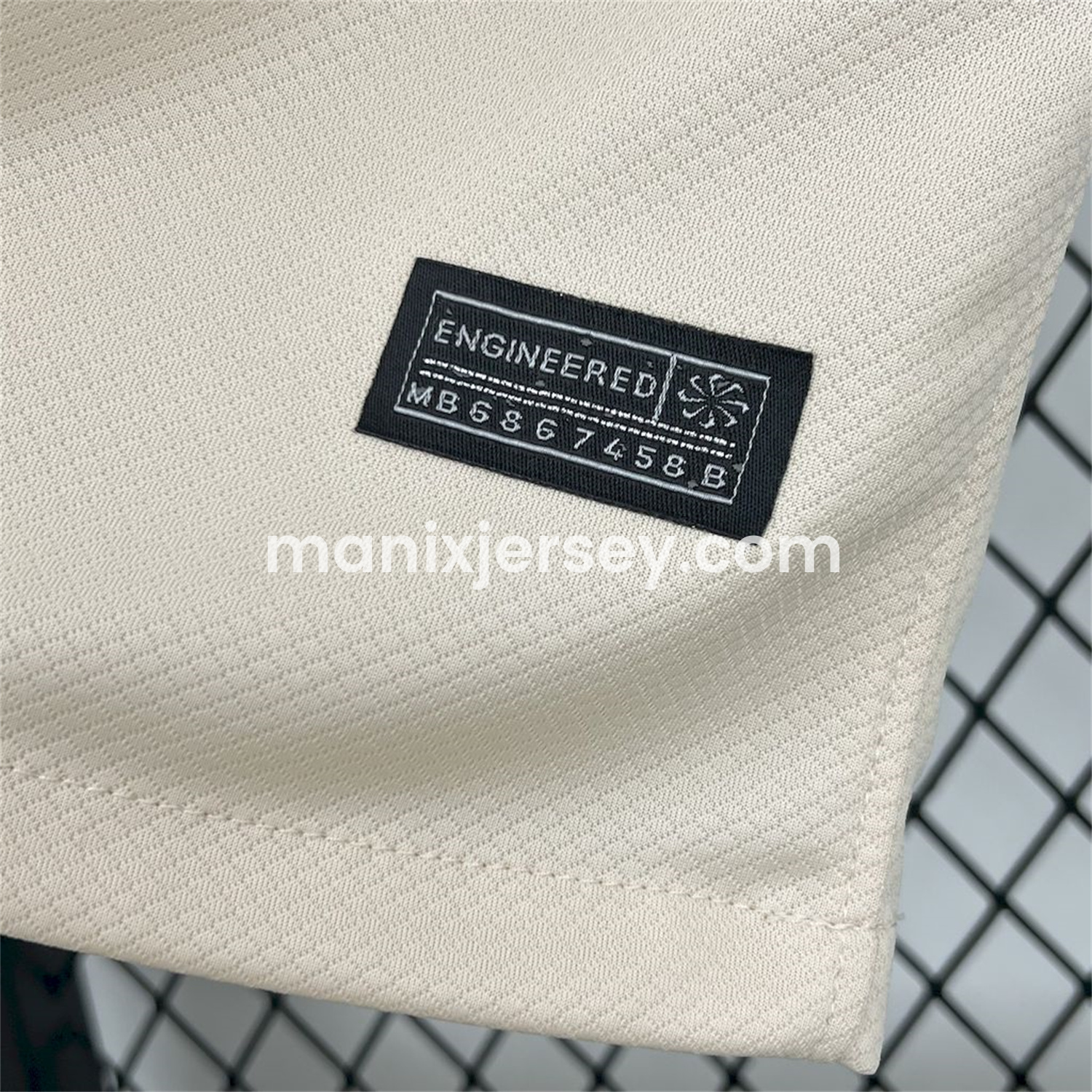 ManixJersey.com | Barcelona 24-25 Off-white Pre-match Training Jersey - Fans Version -Customize Name, Number and Patch | Worldwide Shipping