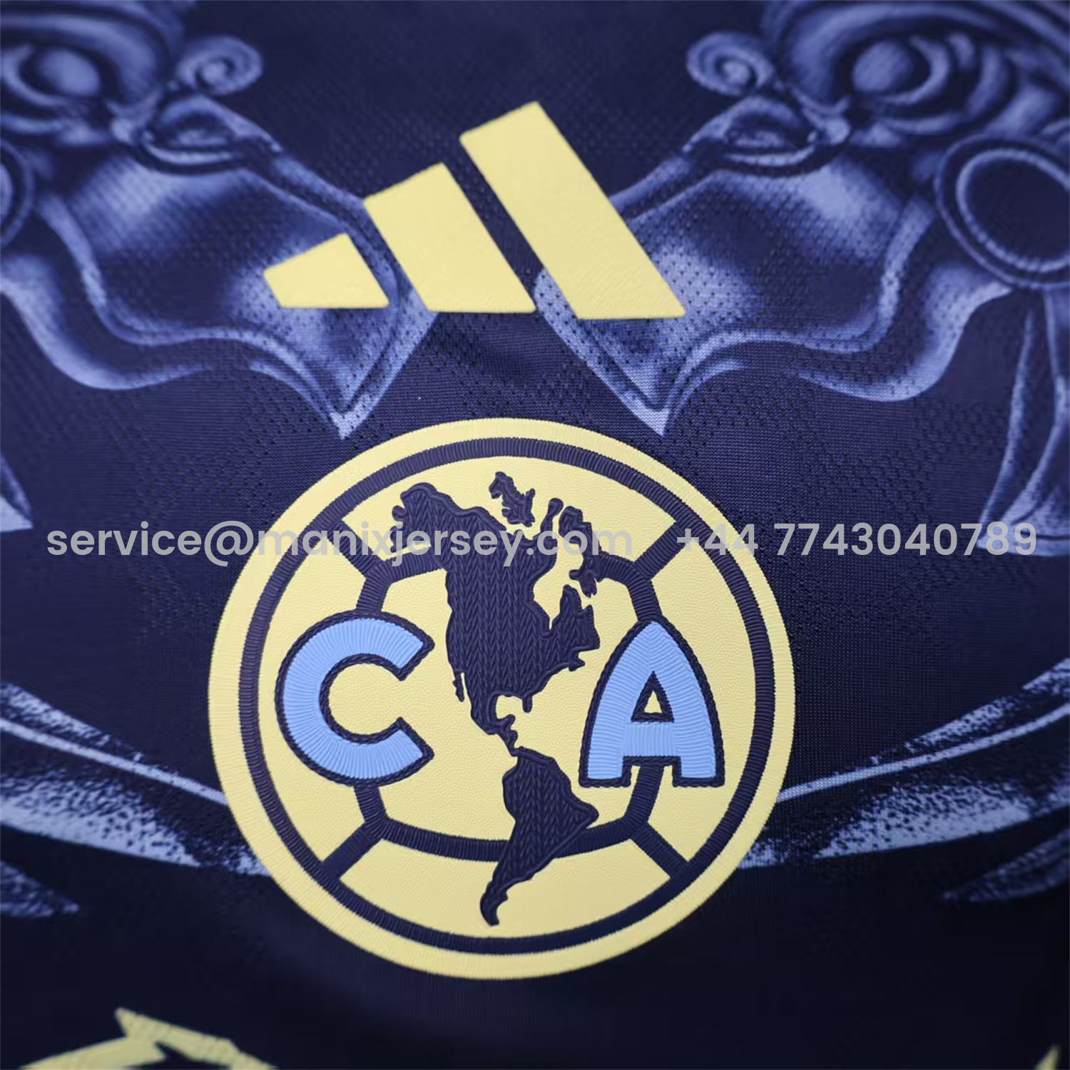 ManixJersey.com | Club América 25-26 Away Long Jersey - Player Version -Customize Name, Number and Patch | Worldwide Shipping
