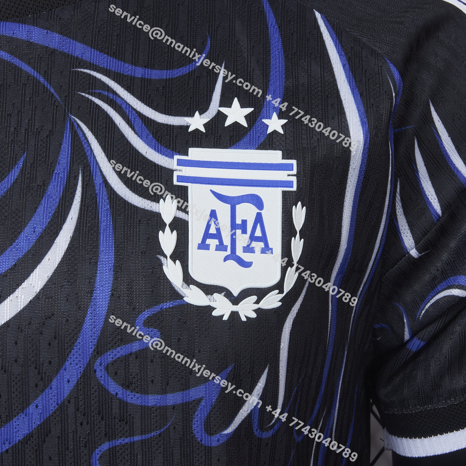 ManixJersey.com | Argentina 2026 Away Deep Blue Jersey - Player Version -Customize Name, Number and Patch | Worldwide Shipping