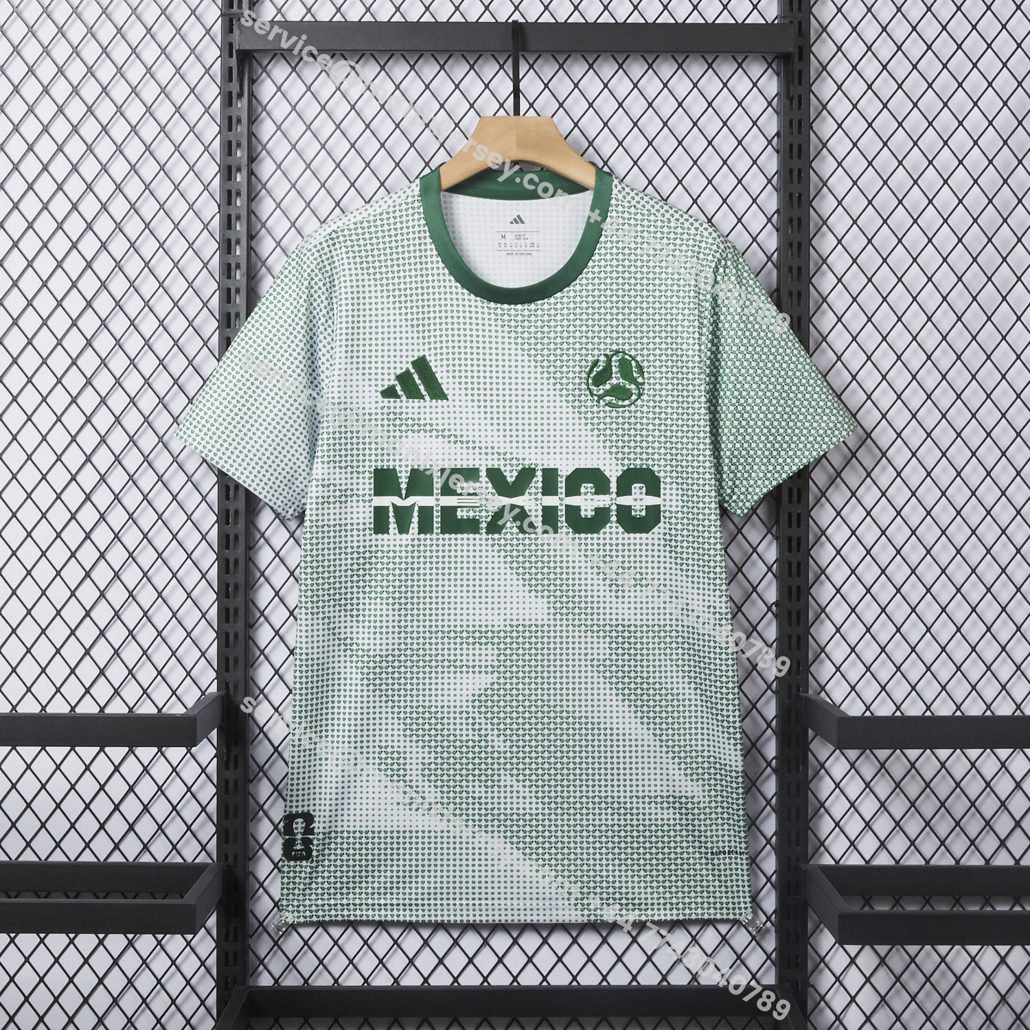 ManixJersey.com | Mexico 25-26 World Cup Promotion Green Jersey - Fans Version -Customize Name, Number and Patch | Worldwide Shipping