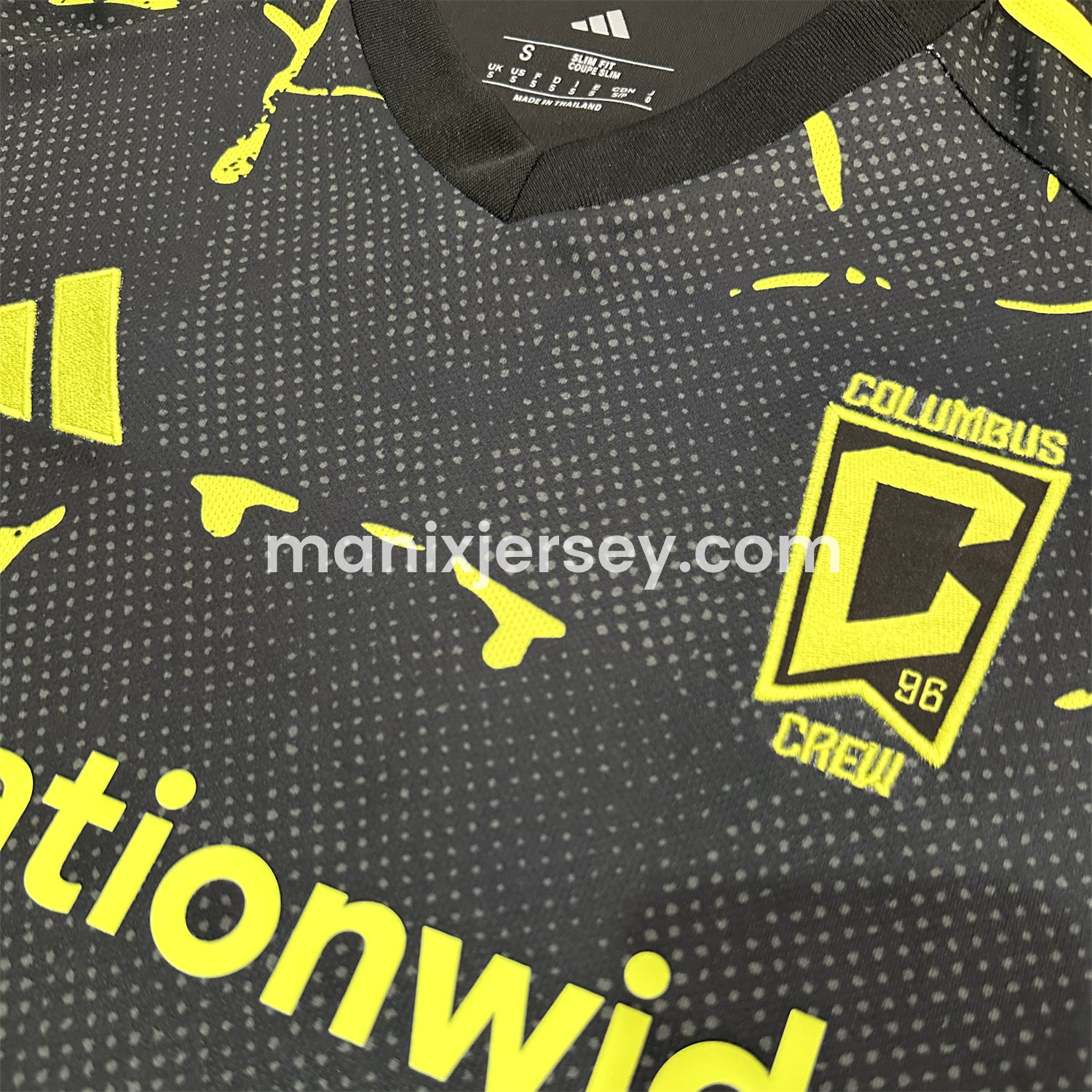 ManixJersey.com | Columbus Crew 2025 Away Jersey - Fans Version -Customize Name, Number and Patch | Worldwide Shipping