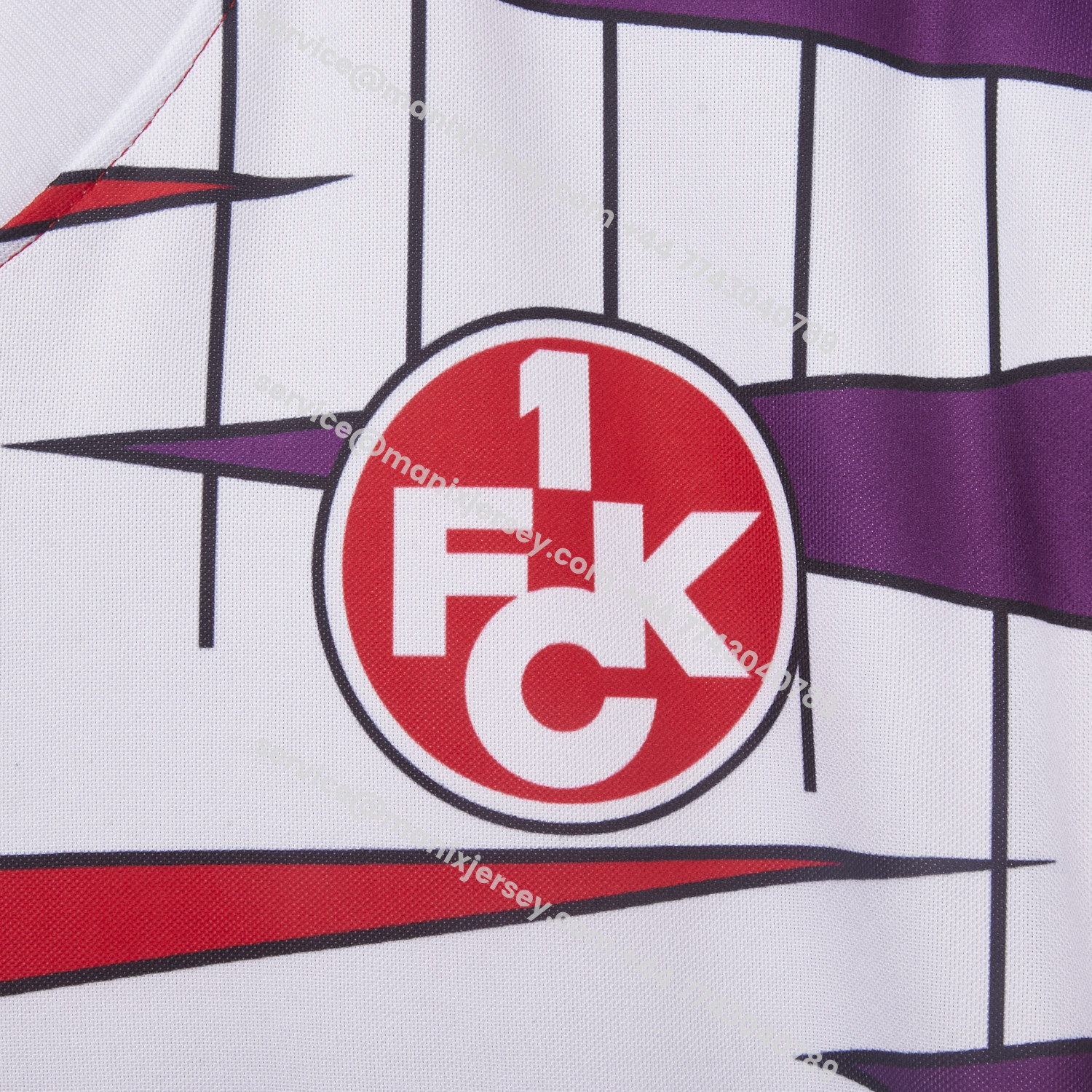 ManixJersey.com | Retro Kaiserslautern 1991-92 Home Jersey - Fans Version -Customize Name, Number and Patch | Worldwide Shipping