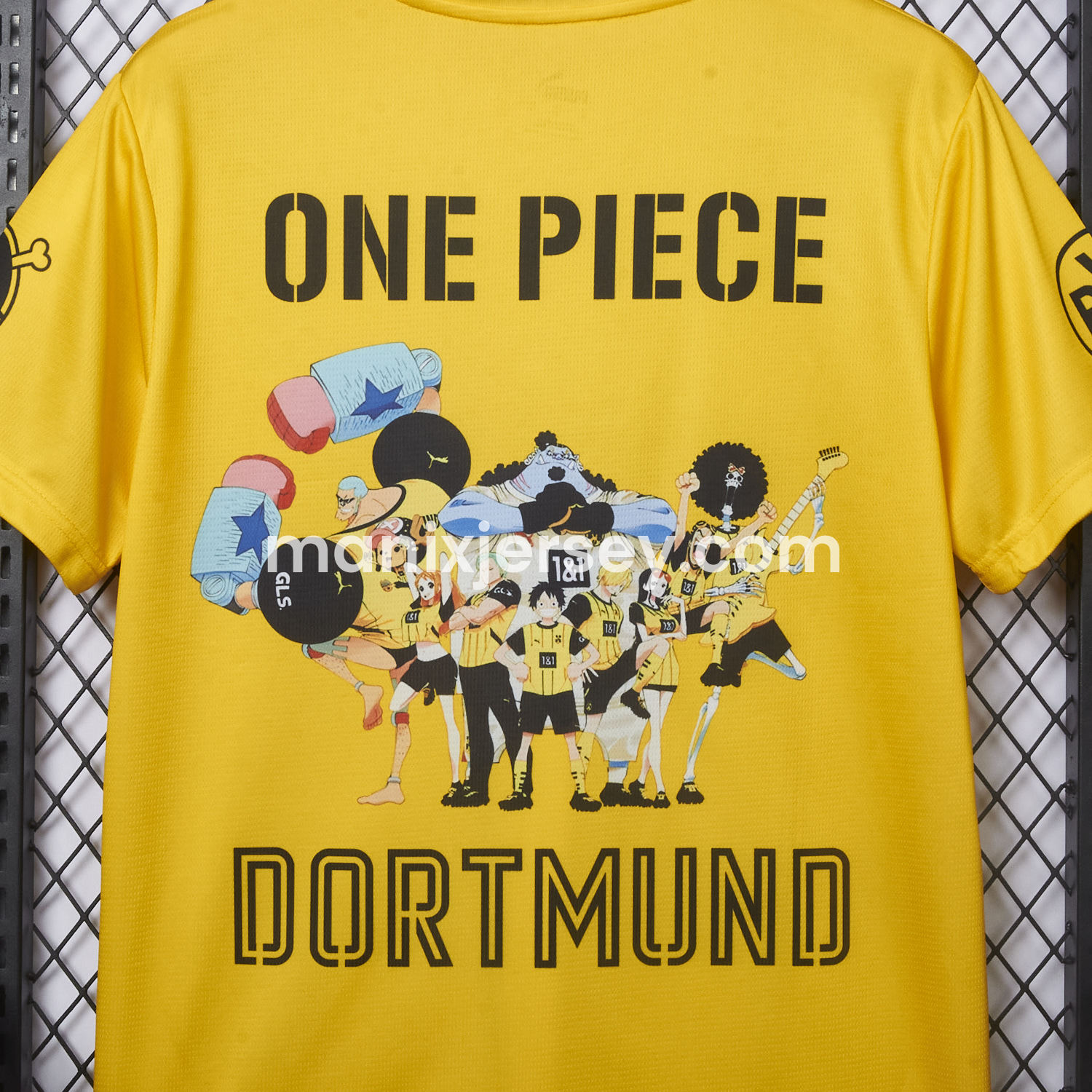 ManixJersey.com | Dortmund x One Piece 24-25 Special Edition Jersey - Fans Version -Customize Name, Number and Patch | Worldwide Shipping