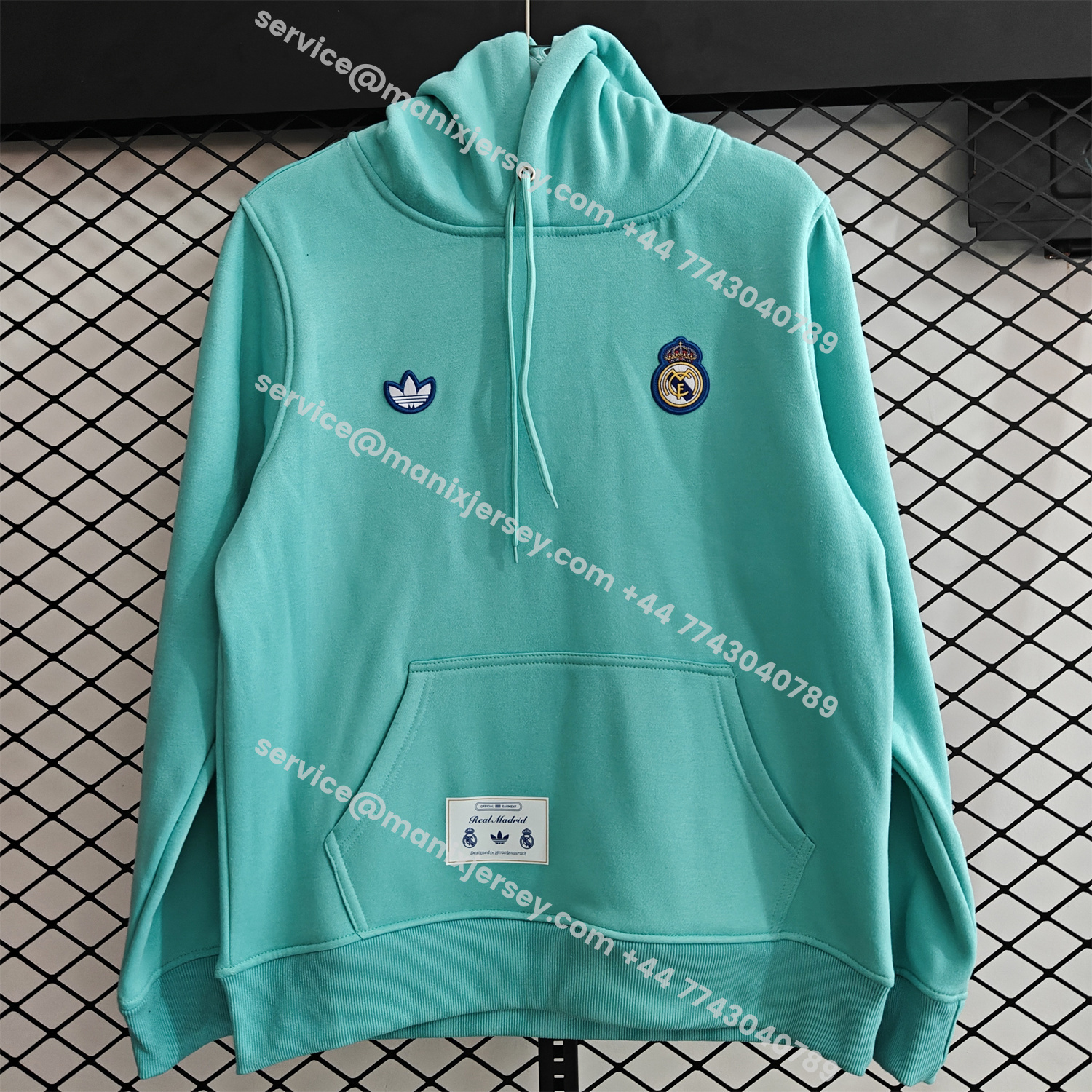 ManixJersey.com | Real Madrid 25-26 Originals Terrace Icon Unisex Pullover Hoodie -Customize Name, Number and Patch | Worldwide Shipping
