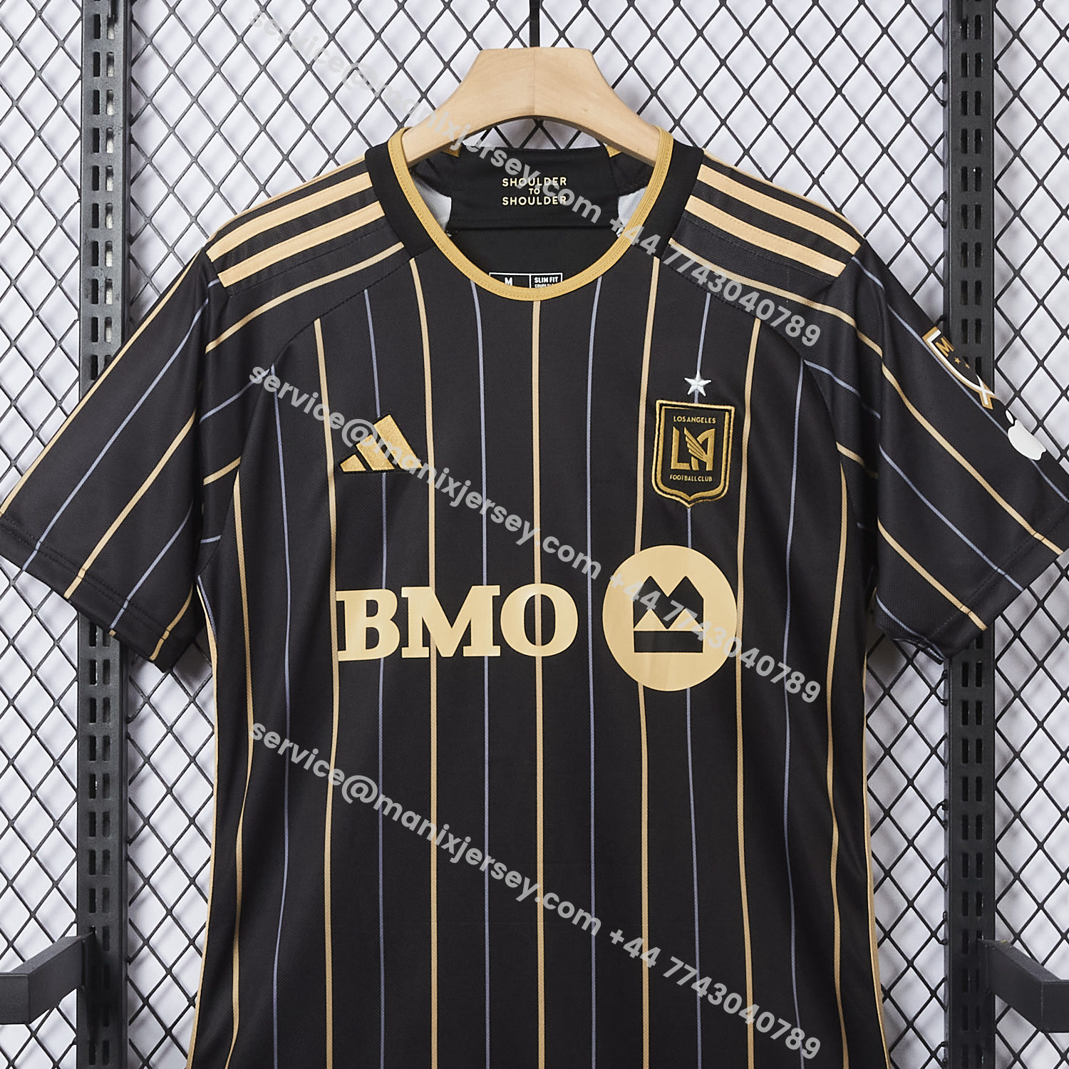 ManixJersey.com | Los Angeles FC 25-26 Home Black Jersey - Fans Version -Customize Name, Number and Patch | Worldwide Shipping