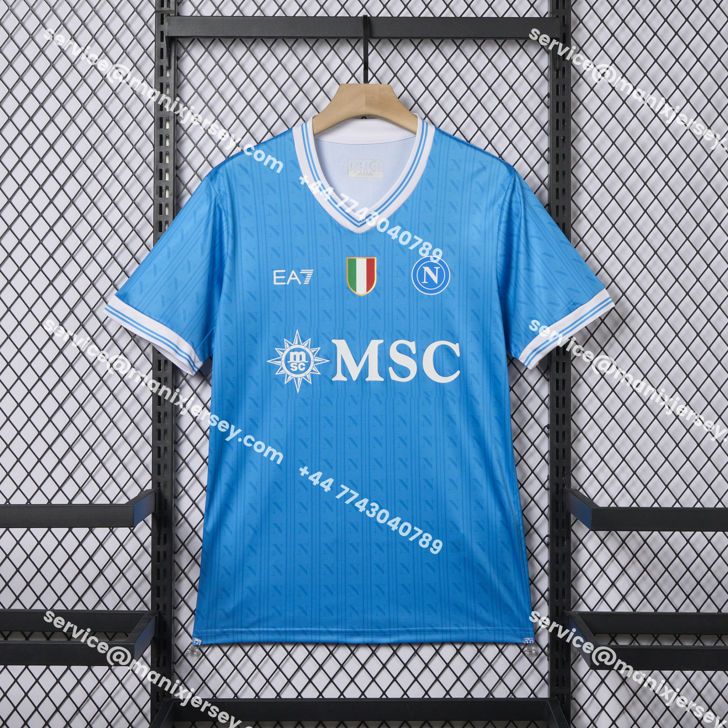 ManixJersey.com | Napoli 25-26 Home Jersey - Fans Version -Customize Name, Number and Patch | Worldwide Shipping