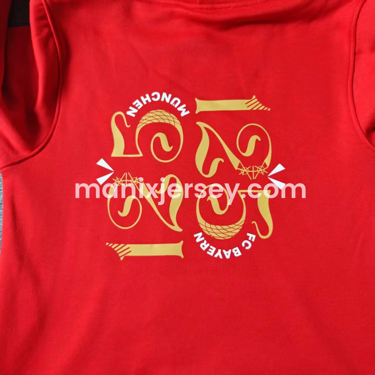 ManixJersey.com | Bayern Munich 2025 125th Anniversary Unisex Pullover Hoodie -Customize Name, Number and Patch | Worldwide Shipping
