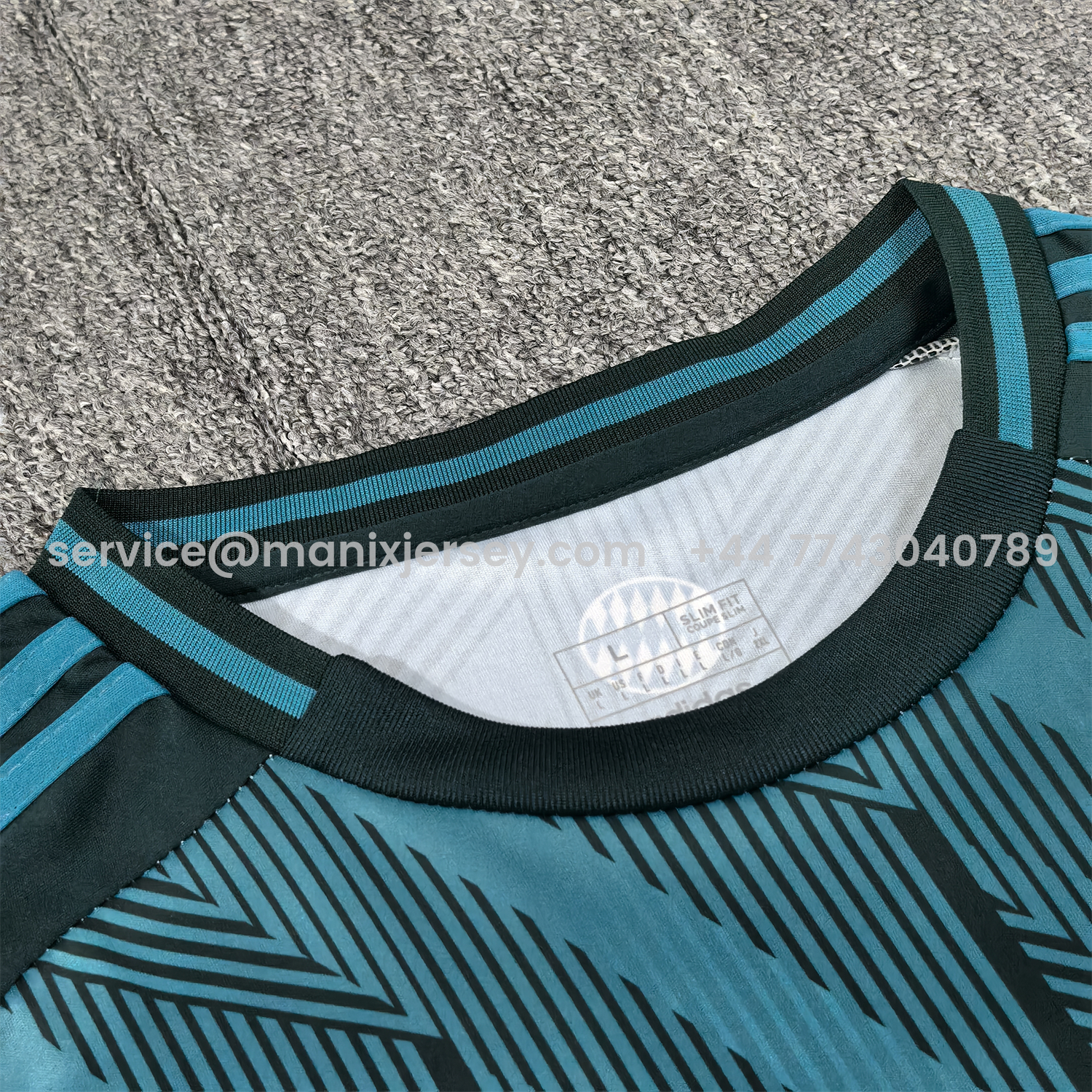ManixJersey.com | Bayern Munich 25-26 Deep Green Blue Lines Special Edition Jersey - Fans Version -Customize Name, Number and Patch | Worldwide Shipping