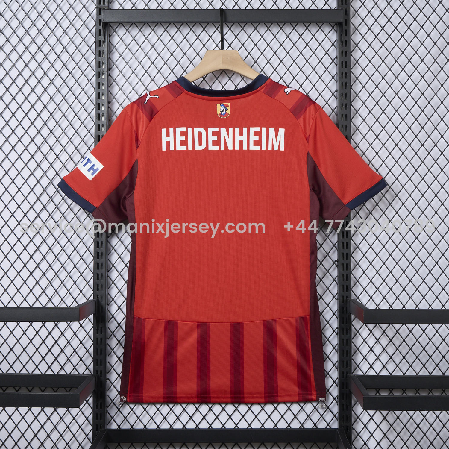 ManixJersey.com | FC Heidenheim 25-26 Home Jersey - Fans Version -Customize Name, Number and Patch | Worldwide Shipping