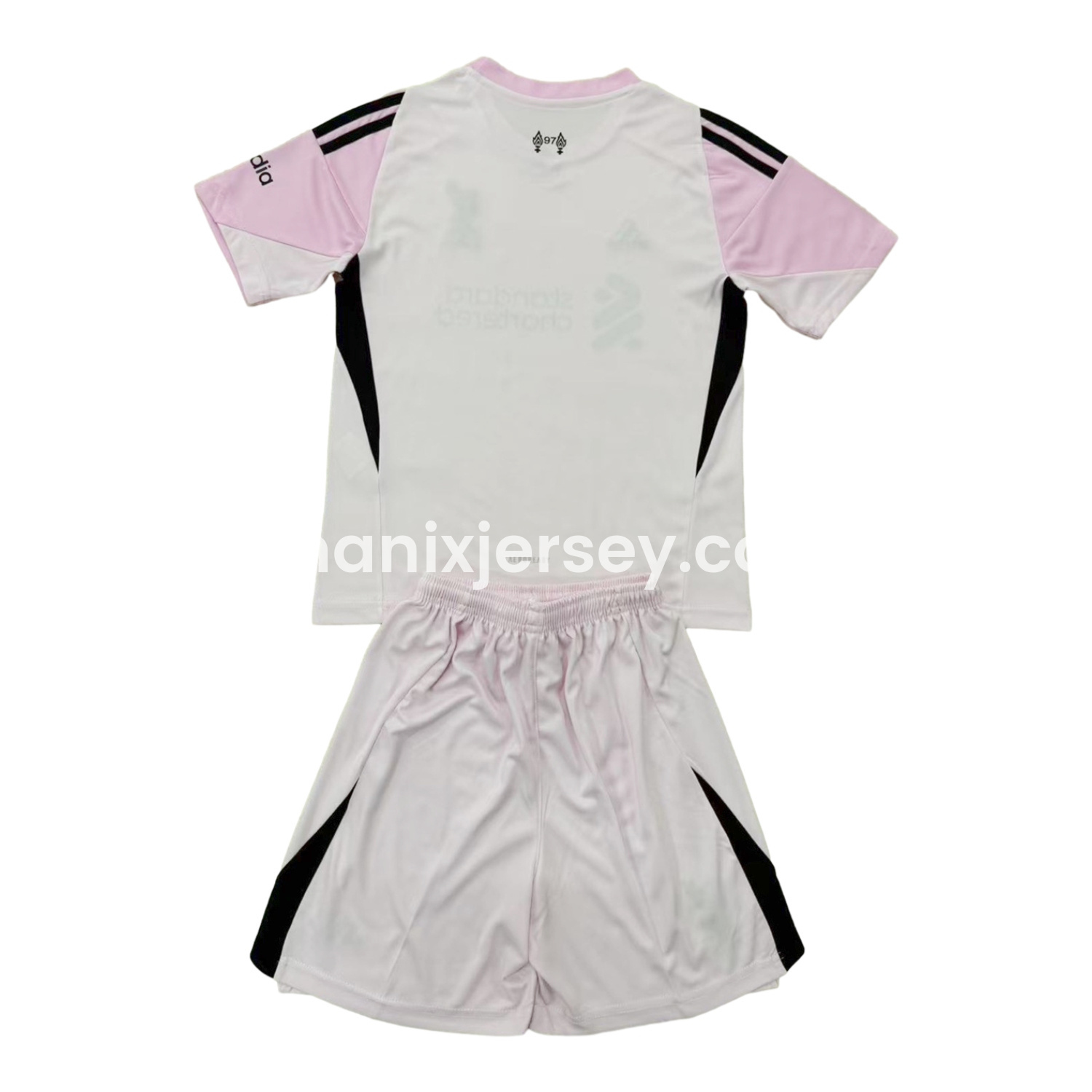 ManixJersey.com | Liver.pool 25-26 Light Pink Goalkeeper Kids Kit -Customize Name, Number and Patch | Worldwide Shipping