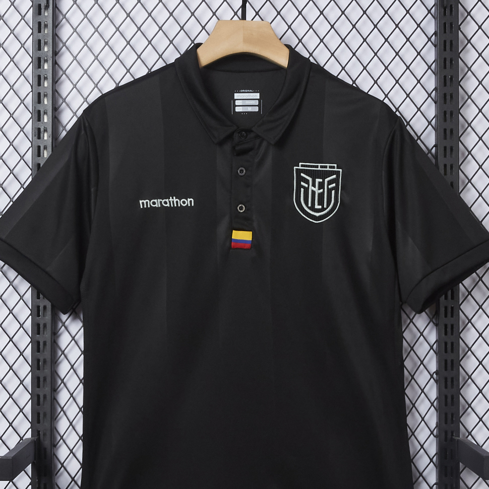 ManixJersey.com | Ecuador 2025 Centenary Black Special Jersey - Fans Version -Customize Name, Number and Patch | Worldwide Shipping