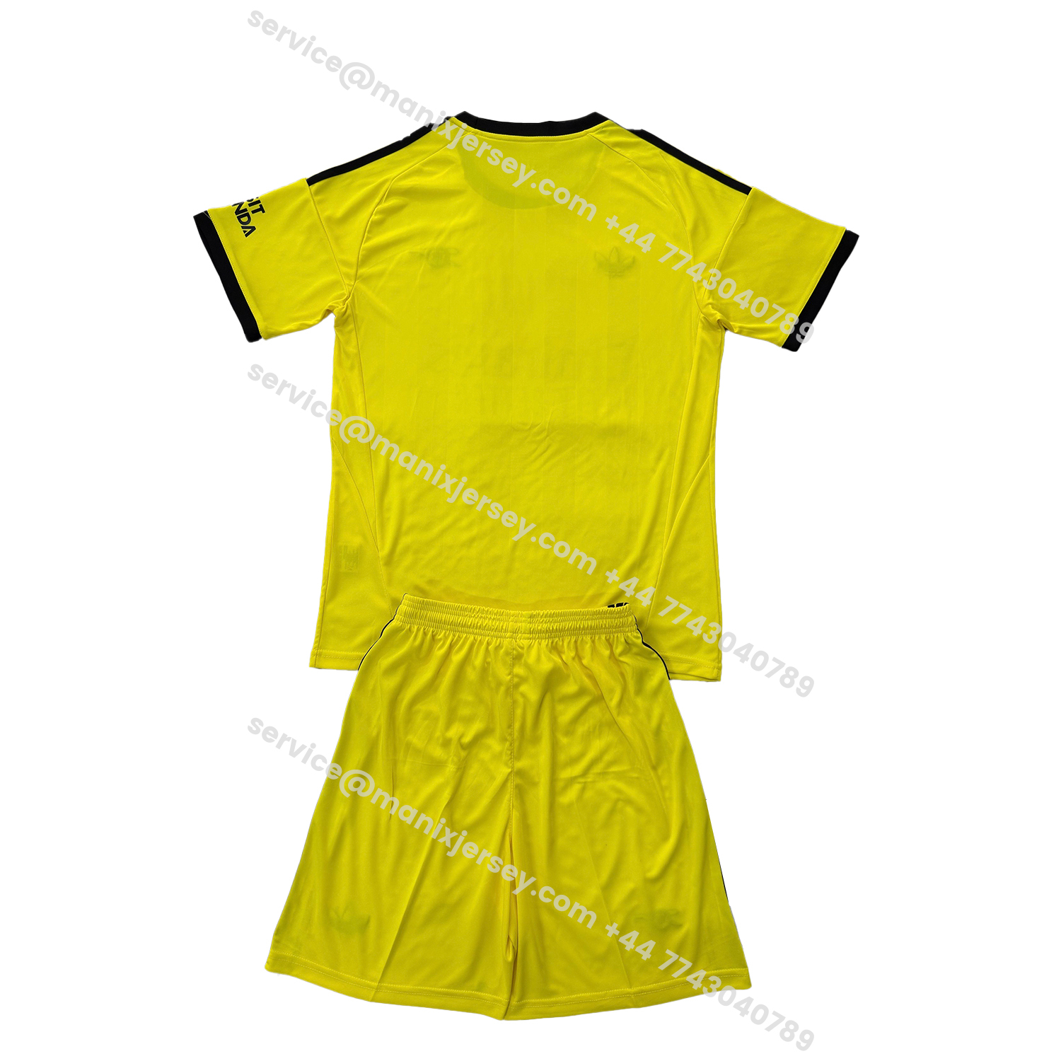 ManixJersey.com | Arsenal 25-26 Yellow Goalkeeper Kids Kit -Customize Name, Number and Patch | Worldwide Shipping