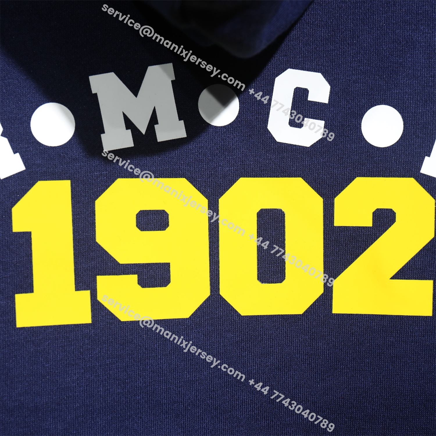 ManixJersey.com | Real Madrid 25-26 Pure Color 1902 Training Set - Dark Blue Top and Dark Blue Pants -Customize Name, Number and Patch | Worldwide Shipping
