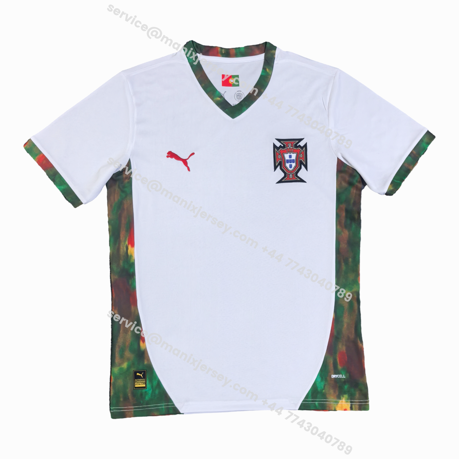 ManixJersey.com | Portugal 2026 White And Green Special Jersey - Fans Version -Customize Name, Number and Patch | Worldwide Shipping