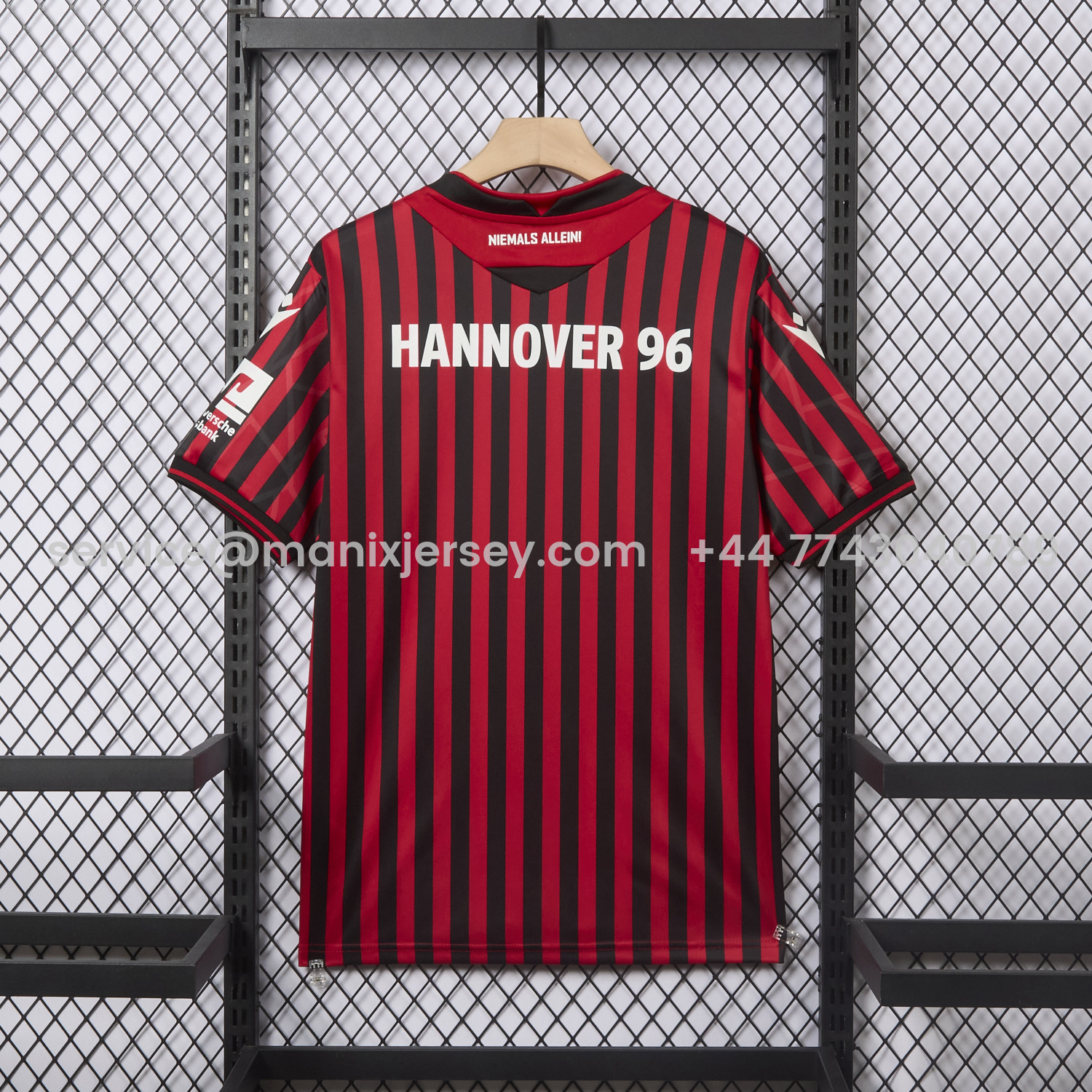ManixJersey.com | Hannover 96 25-26 Home Jersey - Fans Version -Customize Name, Number and Patch | Worldwide Shipping
