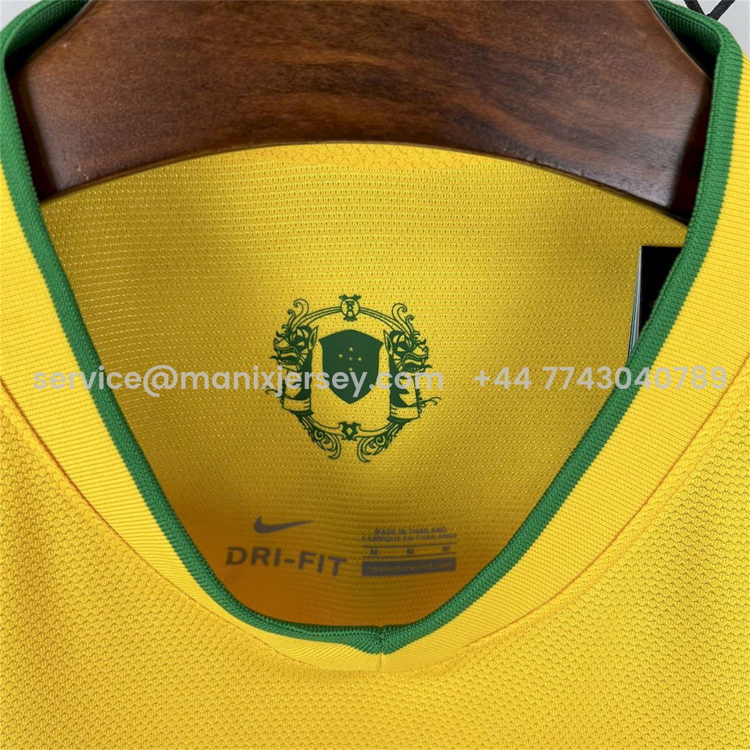 ManixJersey.com | Retro Brazil 2012 Home Jersey -Customize Name, Number and Patch | Worldwide Shipping