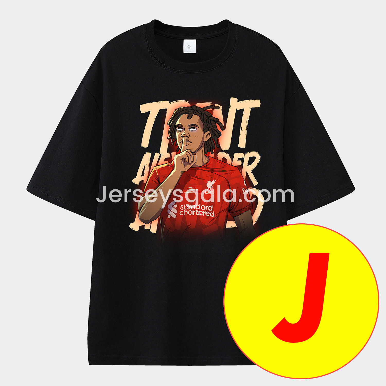 JerseysGala.com | Salah Liverpool Klopp Arnold Unisex Pure Cotton T-shirt -Customize Name, Number and Patch | Worldwide Shipping