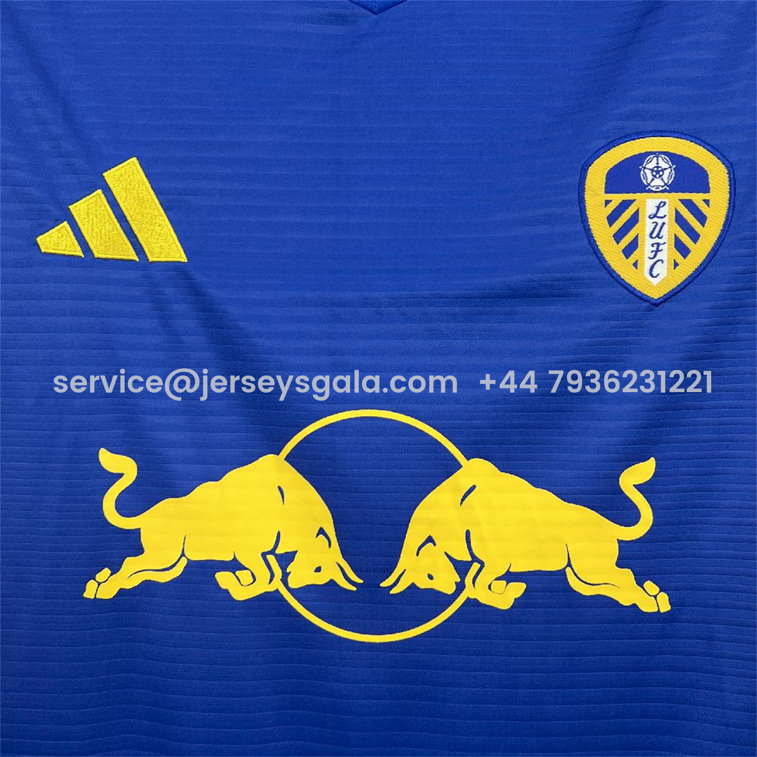 JerseysGala.com | Leeds United 25-26 Away Blue Jersey - Fans Version -Customize Name, Number and Patch | Worldwide Shipping