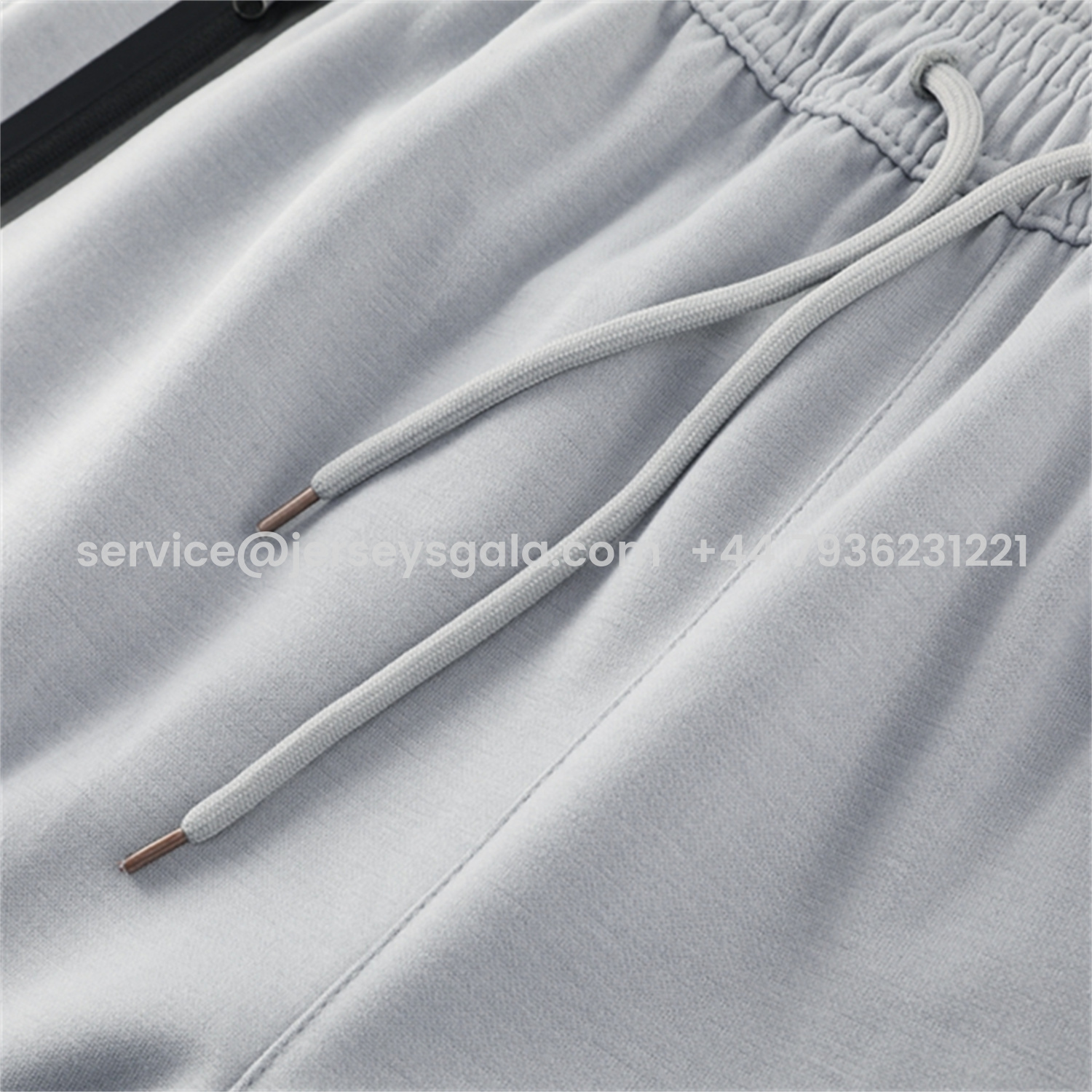 JerseysGala.com | Barcelona 25-26 Hooded Jacket Training Tracksuit - Grey Jackets & Pants -Customize Name, Number and Patch | Worldwide Shipping