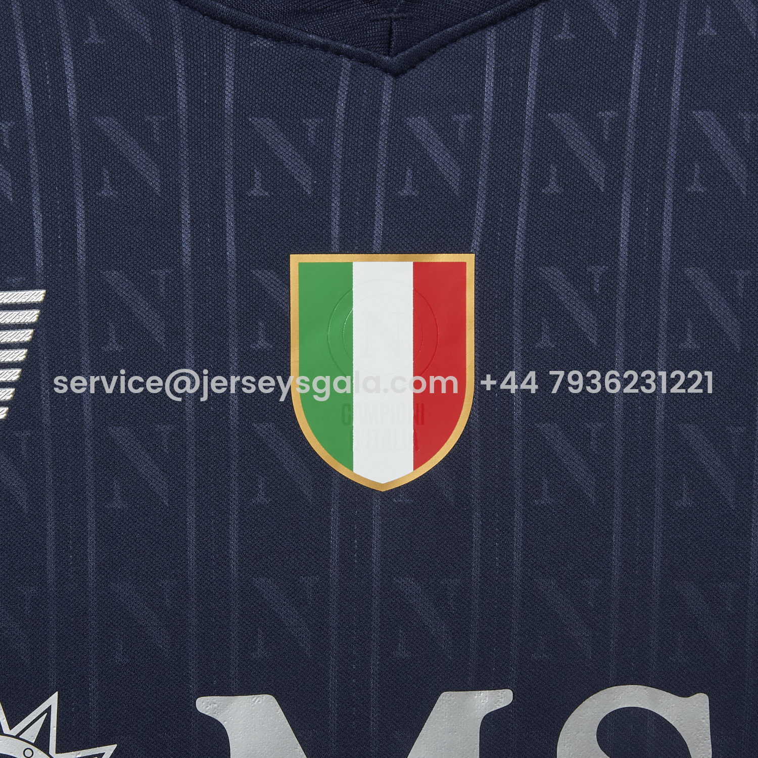 JerseysGala.com | Napoli 25-26 European Third Deep Blue Jersey - Fans Version -Customize Name, Number and Patch | Worldwide Shipping