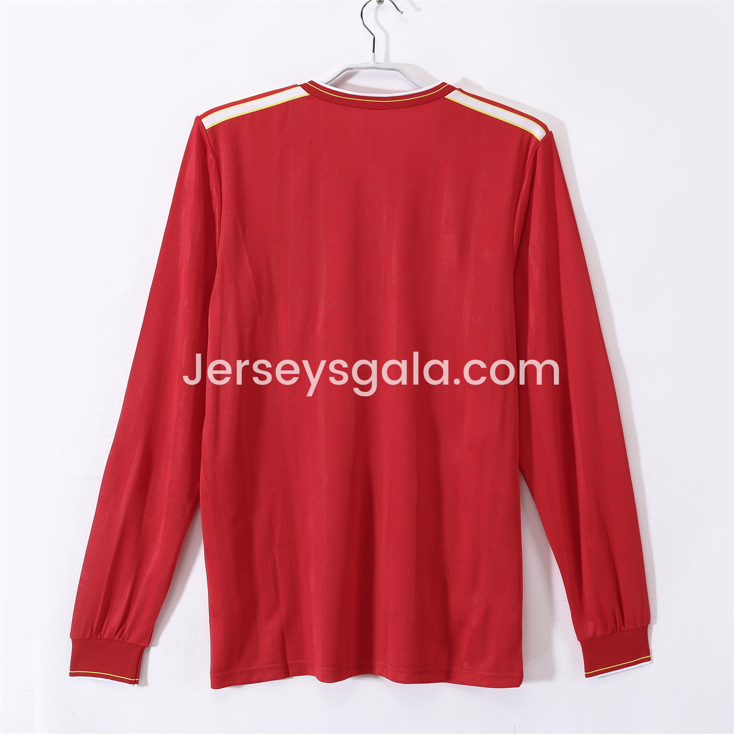 JerseysGala.com | Retro Liver.pool 1986 Home Long Sleeves Jersey - FA CUP FINAL Version -Customize Name, Number and Patch | Worldwide Shipping
