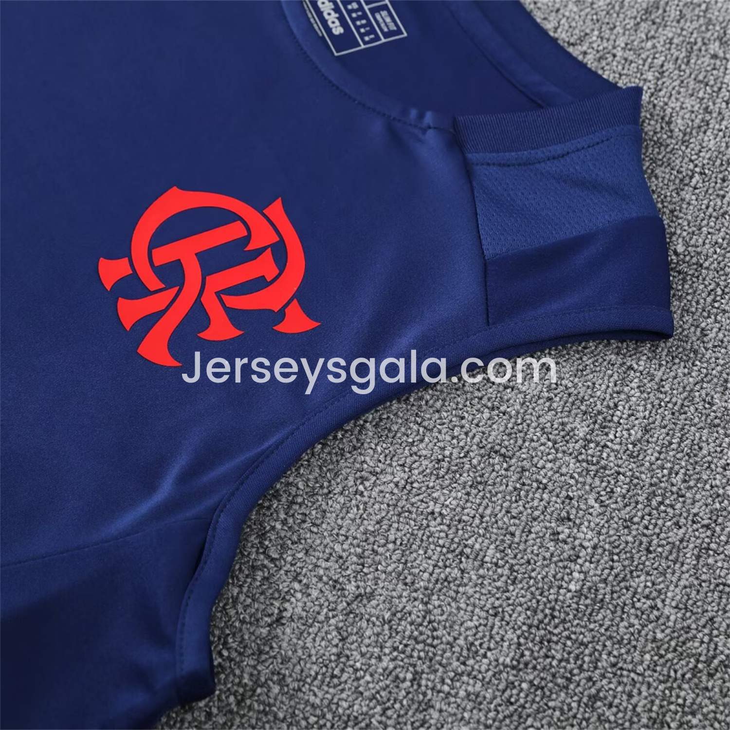JerseysGala.com | Flamengo 25-26 Vest Training Set - Royal Blue With Royal Blue -Customize Name, Number and Patch | Worldwide Shipping