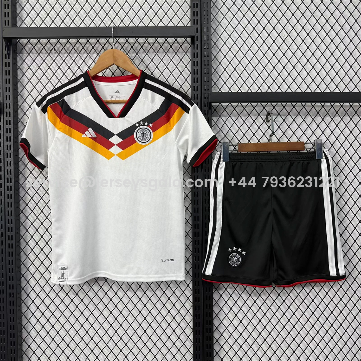 JerseysGala.com | Germany 25-26 Home (Informal-release Version) Kids Kit -Customize Name, Number and Patch | Worldwide Shipping