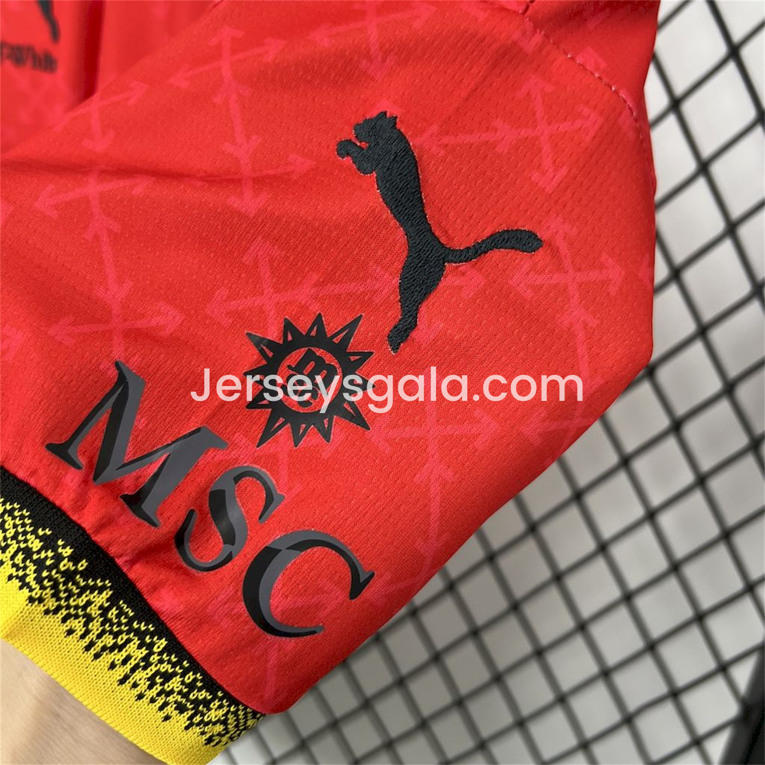 JerseysGala.com | AC Milan 24-25 Fourth Red “Diavoli” Special Edition Kids Kit -Customize Name, Number and Patch | Worldwide Shipping