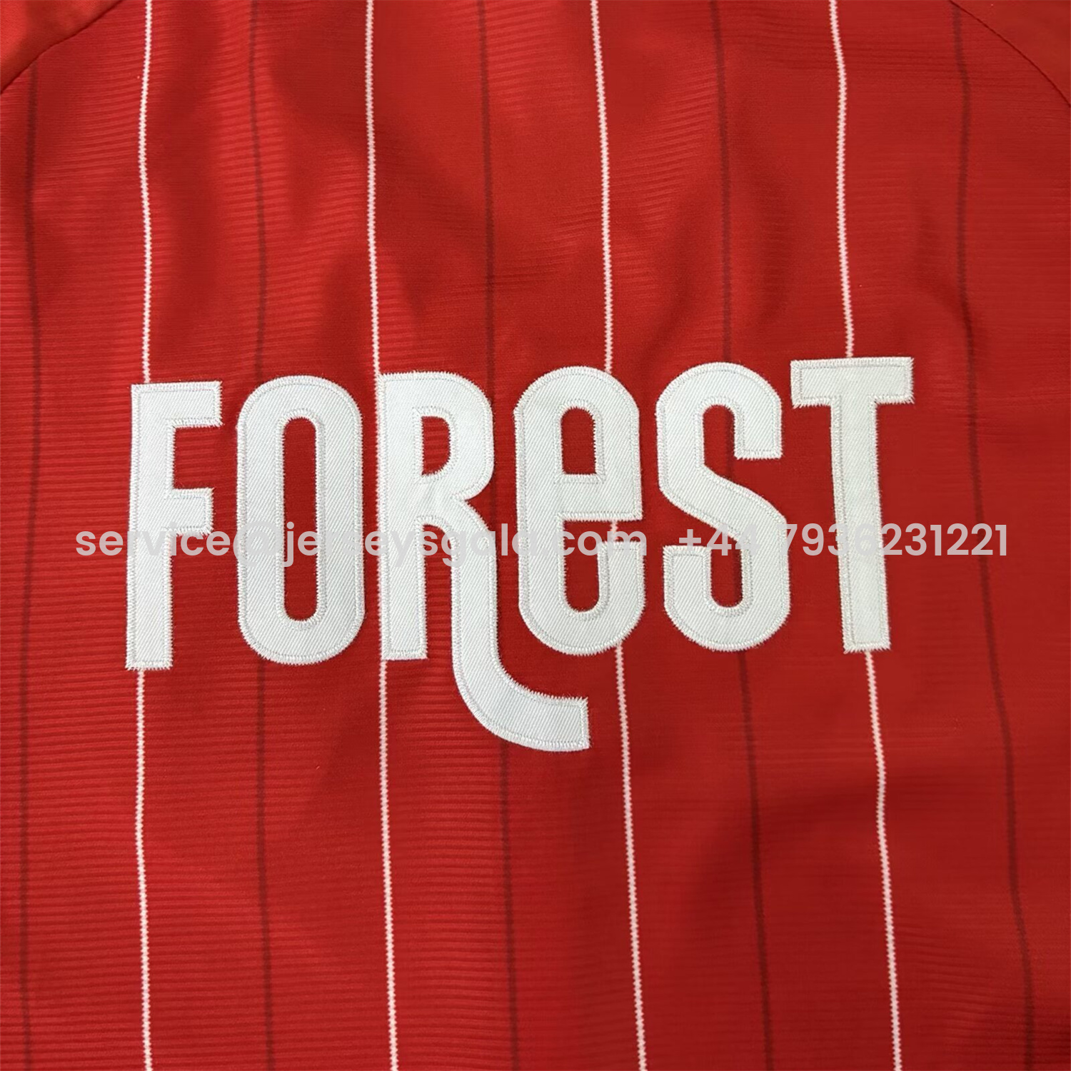 JerseysGala.com | Nottingham Forest 25-26 Red Baseball Jersey -Customize Name, Number and Patch | Worldwide Shipping