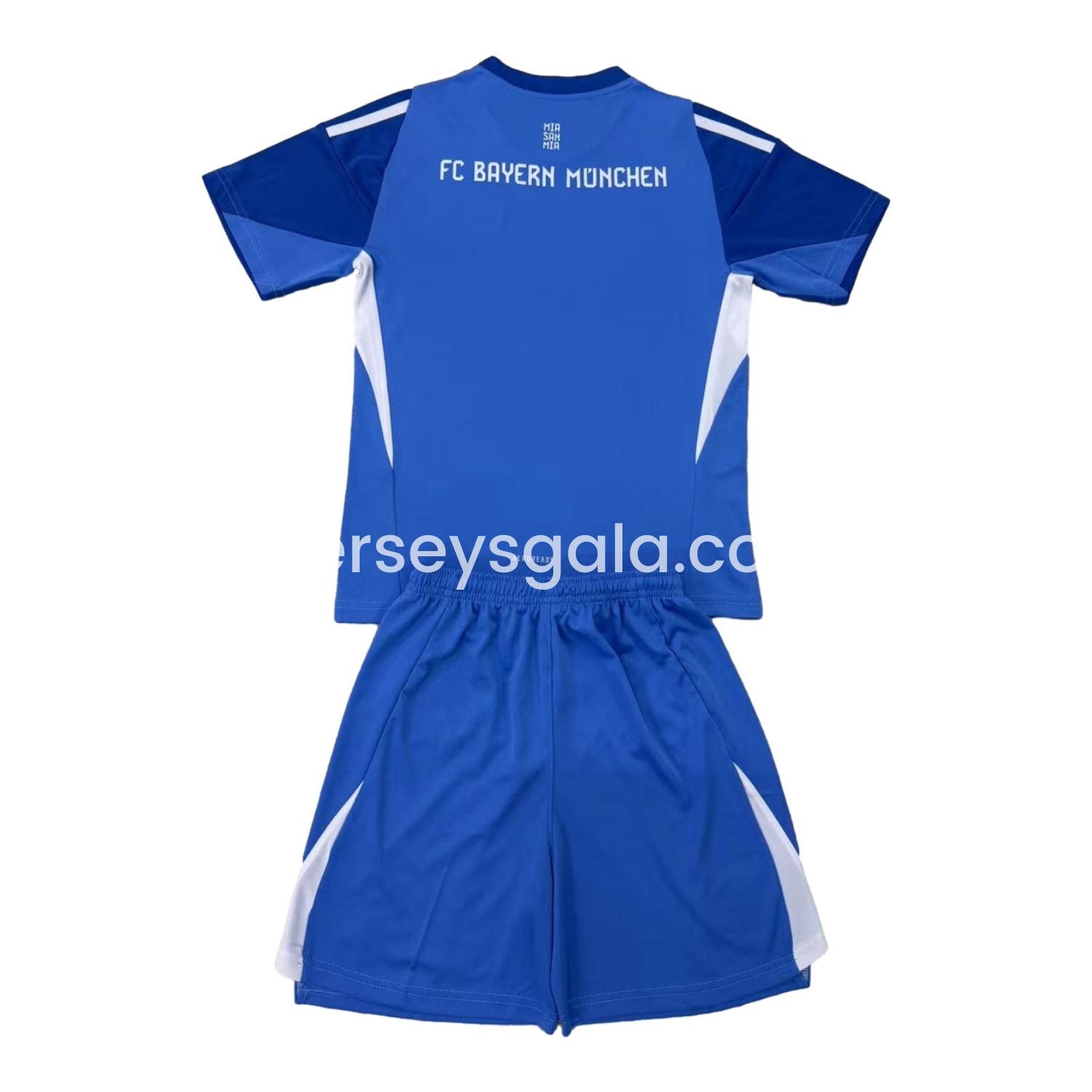 JerseysGala.com | Bayern Munich 25-26 Blue Goalkeeper Kids Kit -Customize Name, Number and Patch | Worldwide Shipping