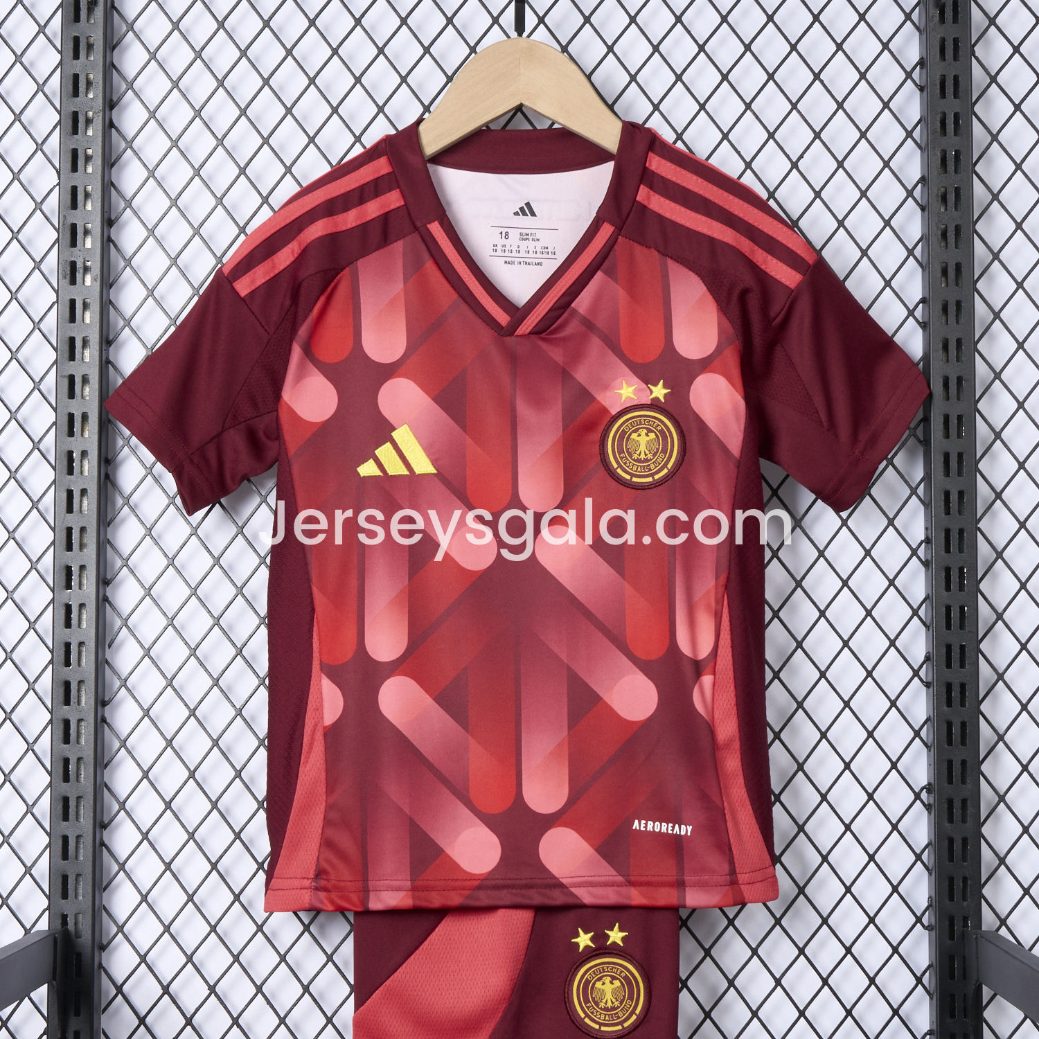 JerseysGala.com | Germany 2025 Women's Euro Away Kids Kit -Customize Name, Number and Patch | Worldwide Shipping
