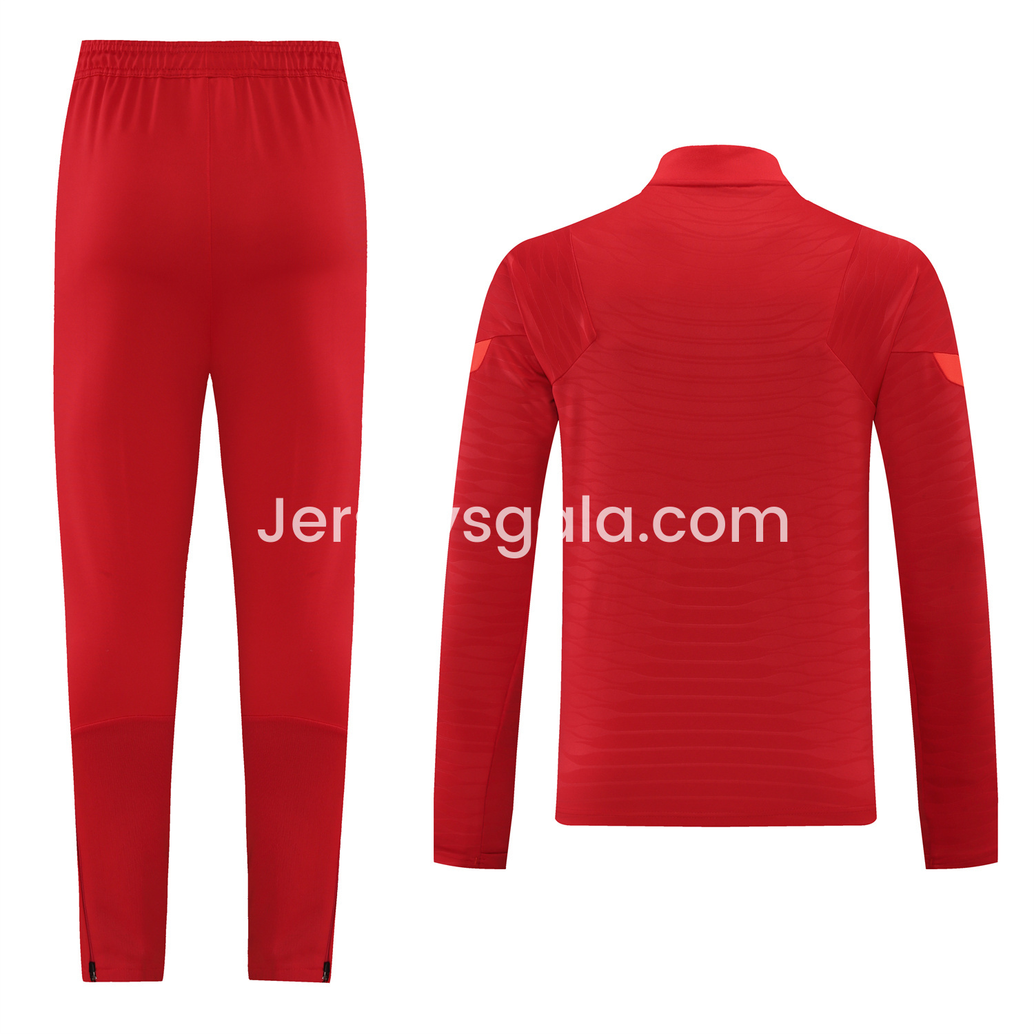 JerseysGala.com | Liver.pool 24-25 Long Sleeve Training Set - Red Top and Pants -Customize Name, Number and Patch | Worldwide Shipping