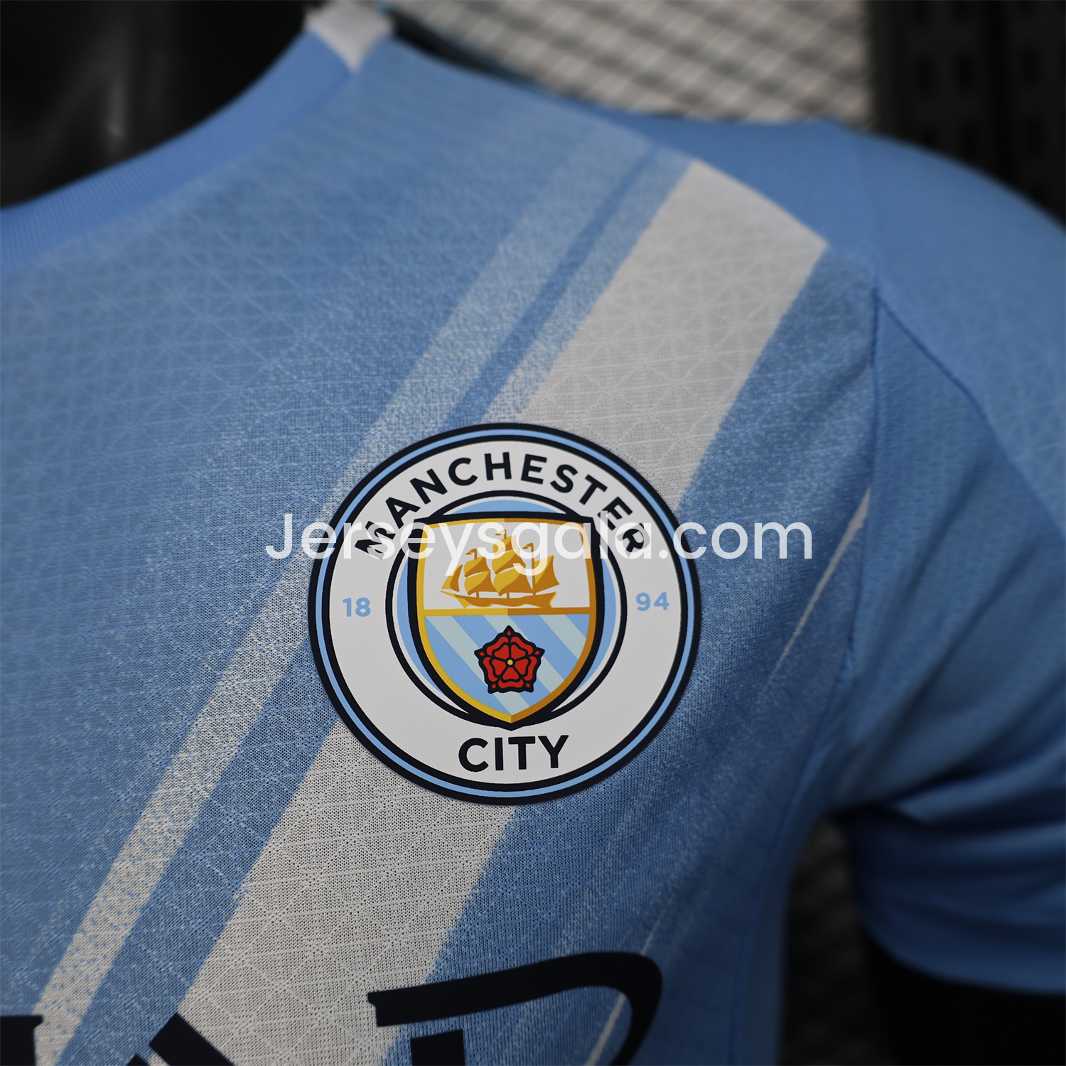 JerseysGala.com | Manchester City 25-26 Home Jersey - Player Version -Customize Name, Number and Patch | Worldwide Shipping