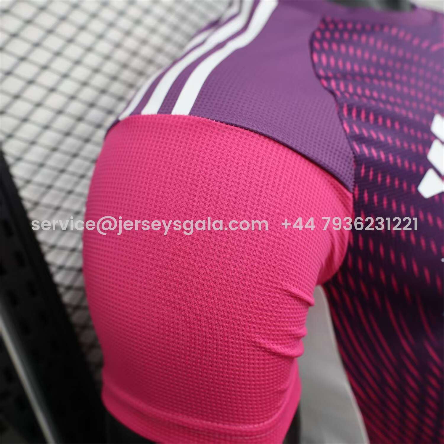 JerseysGala.com | Real Madrid 25-26 Pink Purple Goalkeeper Jersey - Player Version -Customize Name, Number and Patch | Worldwide Shipping