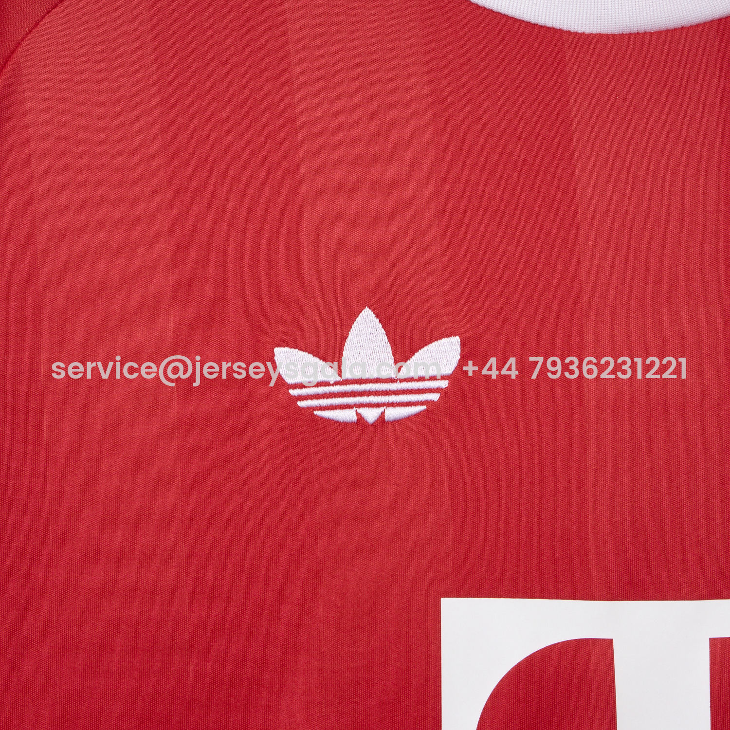 JerseysGala.com | Bayern Munich 25-26 Red Trefoil Goalkeeper Jersey - Fans Version -Customize Name, Number and Patch | Worldwide Shipping