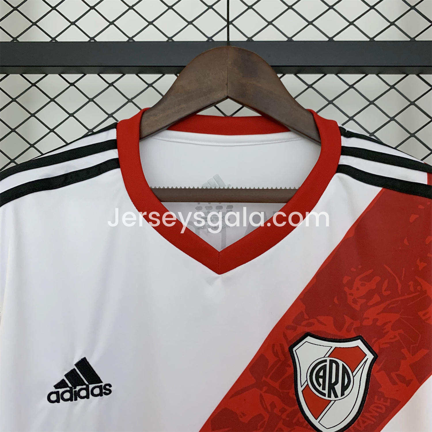 JerseysGala.com | Retro River Plate 2013-14 Home Long Sleeves Jersey -Customize Name, Number and Patch | Worldwide Shipping