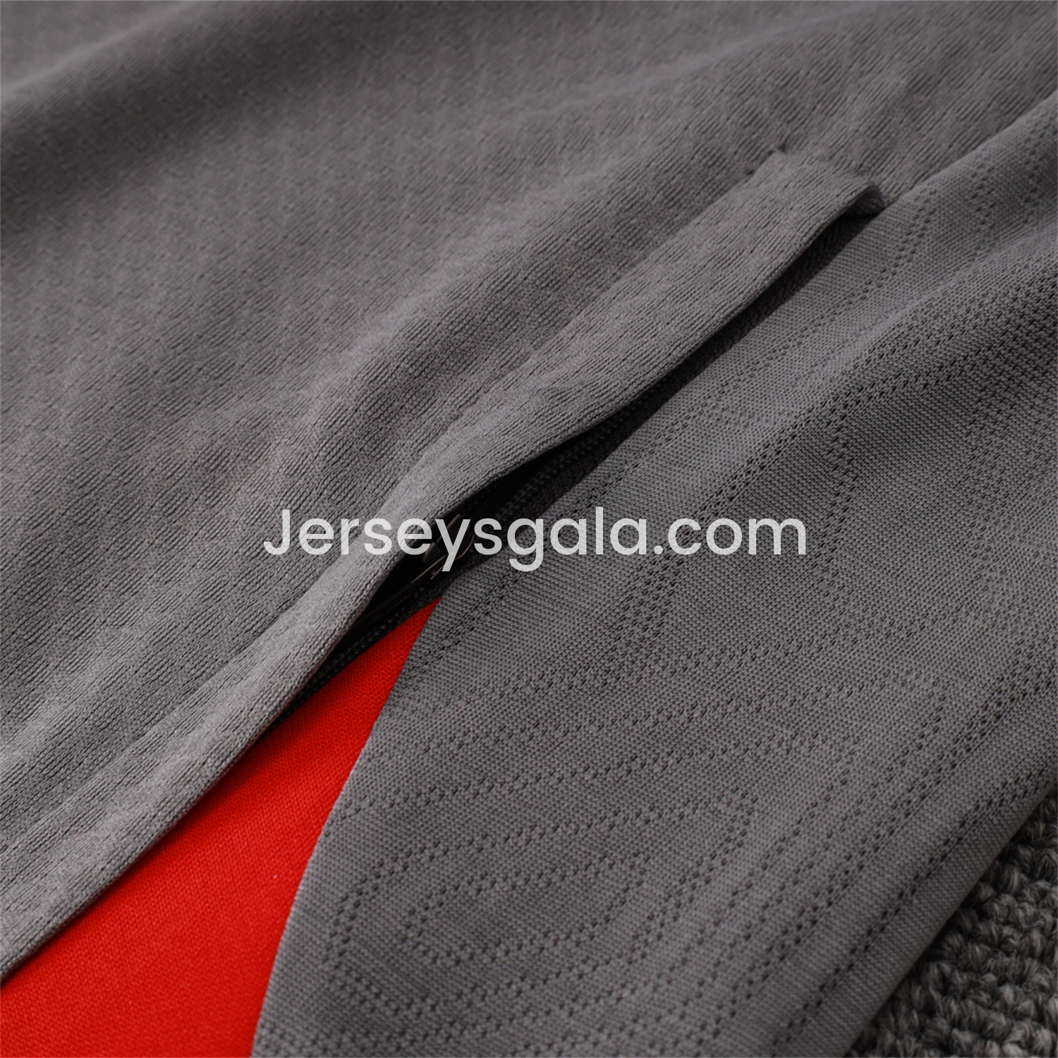 JerseysGala.com | AC Milan 25-26 Jacket Training Tracksuit - Grey top & Grey Pants -Customize Name, Number and Patch | Worldwide Shipping