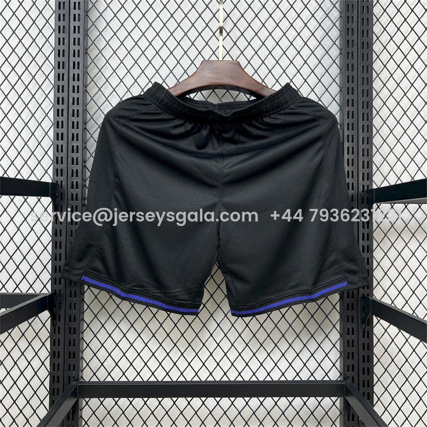 JerseysGala.com | Barcelona 25-26 Away Black Shorts - Fans Version -Customize Name, Number and Patch | Worldwide Shipping