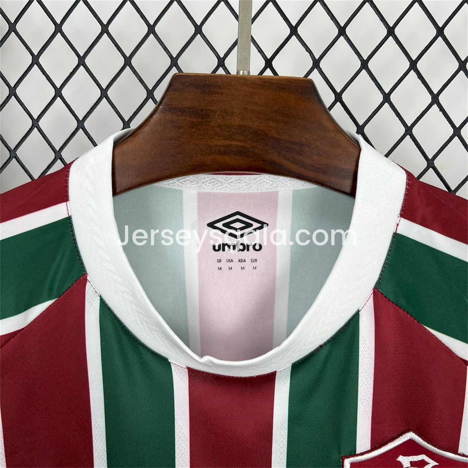 JerseysGala.com | Fluminense 25-26 Home Long Sleeves Jersey - Fans Version -Customize Name, Number and Patch | Worldwide Shipping