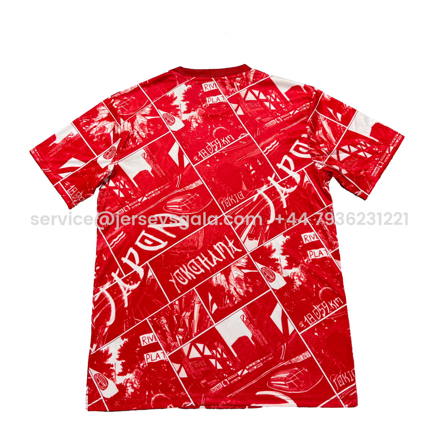 JerseysGala.com | River Plate 25-26 Red Pre-Match Training Jersey - Fans Version -Customize Name, Number and Patch | Worldwide Shipping