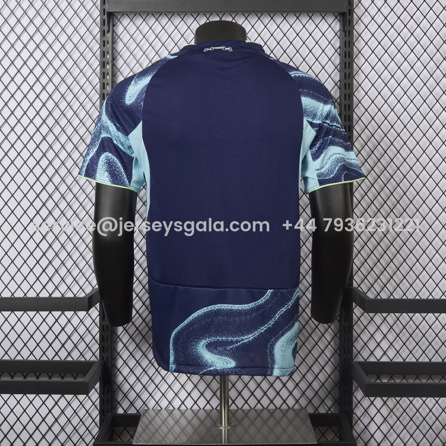JerseysGala.com | Ajax 25-26 Away Deep Blue Jersey - Player Version -Customize Name, Number and Patch | Worldwide Shipping
