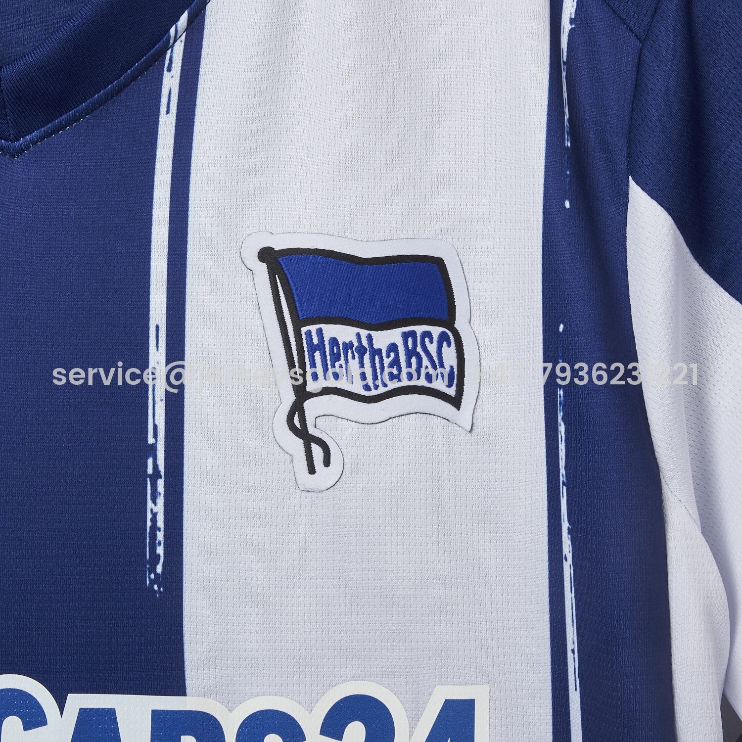 JerseysGala.com | Hertha BSC 25-26 Home Jersey - Fans Version -Customize Name, Number and Patch | Worldwide Shipping