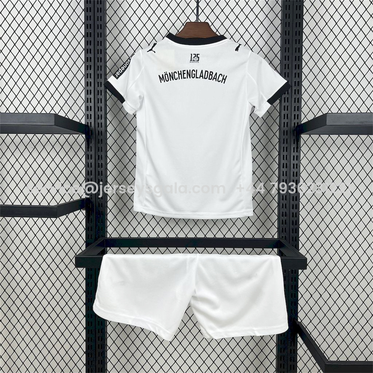 JerseysGala.com | Borussia Mönchengladbach 25-26 Home Kids Kit -Customize Name, Number and Patch | Worldwide Shipping