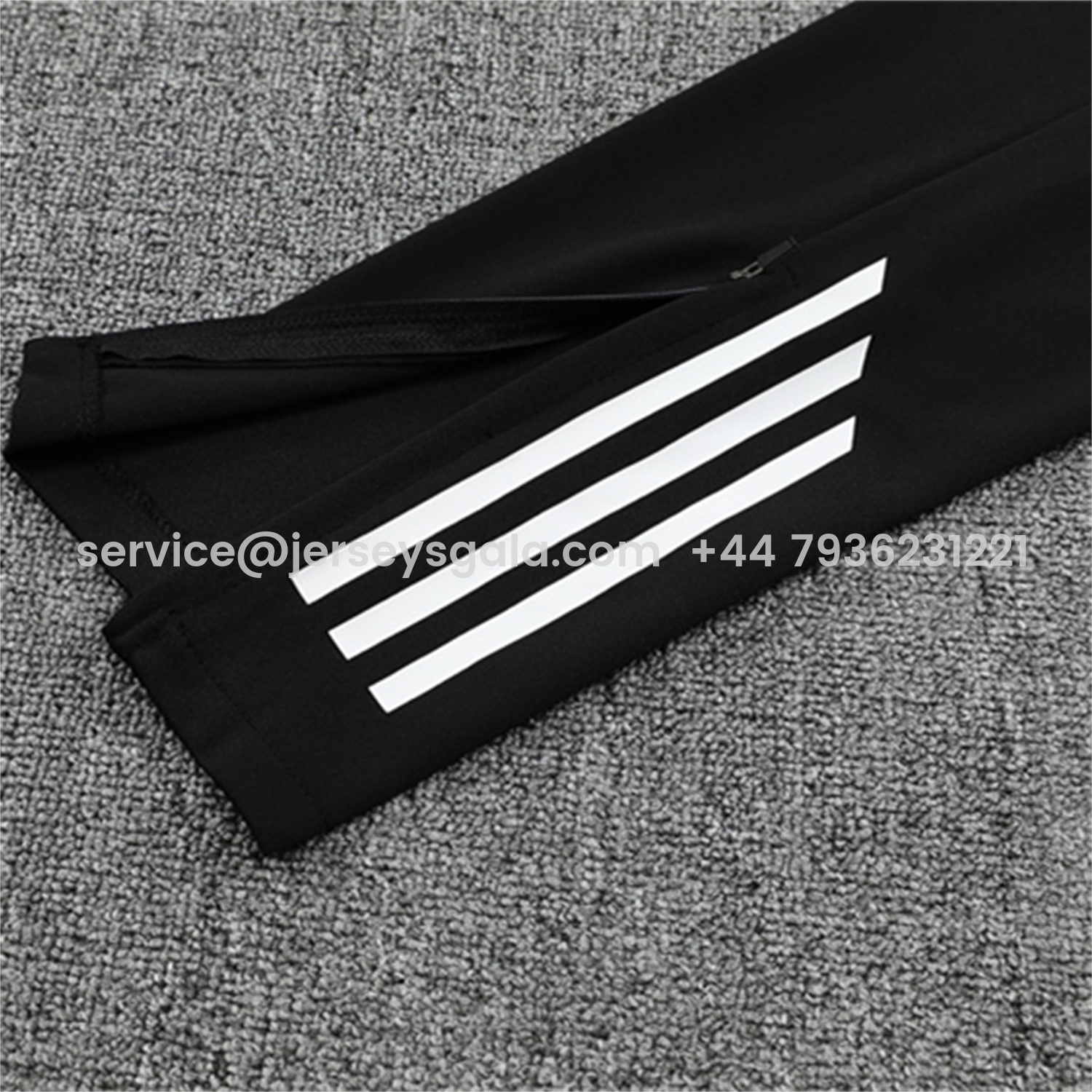 JerseysGala.com | Germany 25-26 Kids Long Sleeve Training Set - Black Top and Black Pants -Customize Name, Number and Patch | Worldwide Shipping